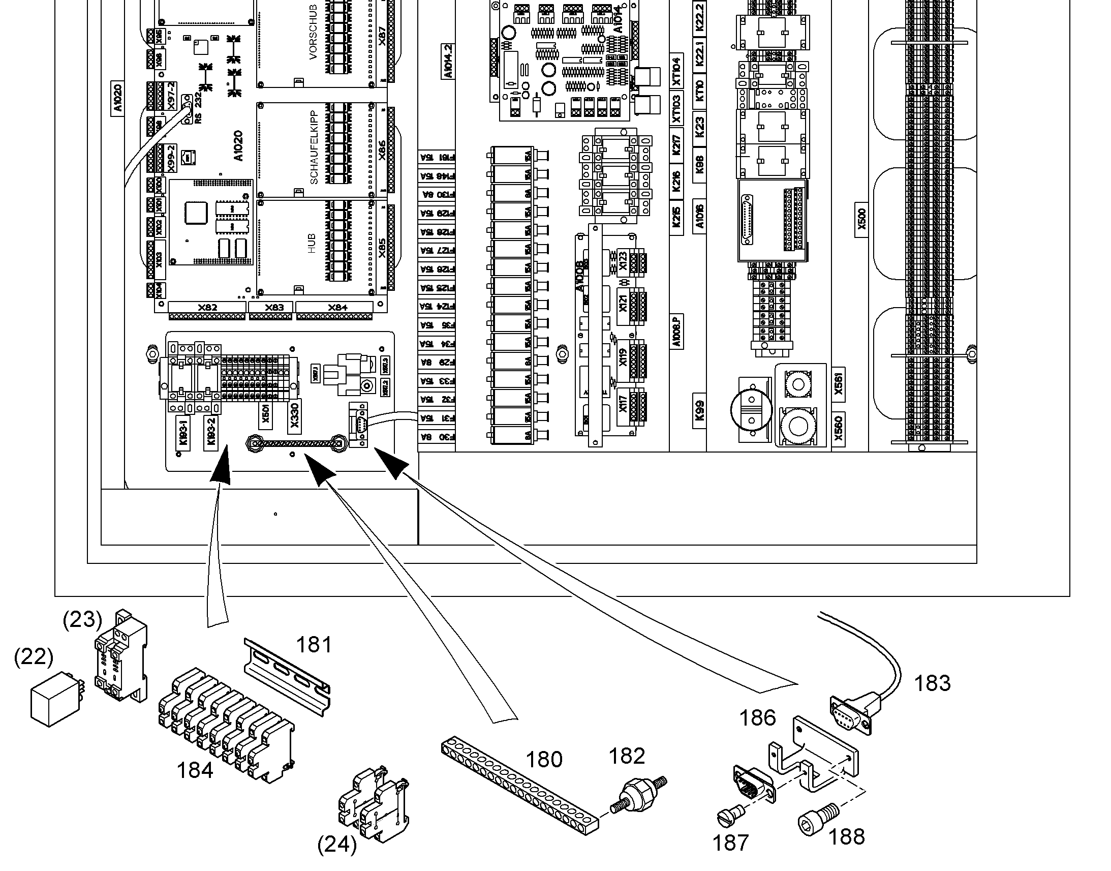 СТЕРЖЕНЬ МЕДНЫЙ 10830812 LIEBHERR