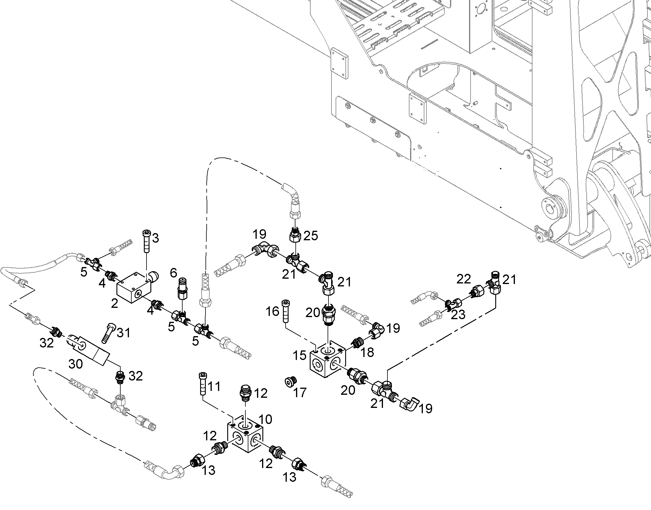 БЛОК СОЕДИНИТЕЛЬНЫЙ 10408586 LIEBHERR