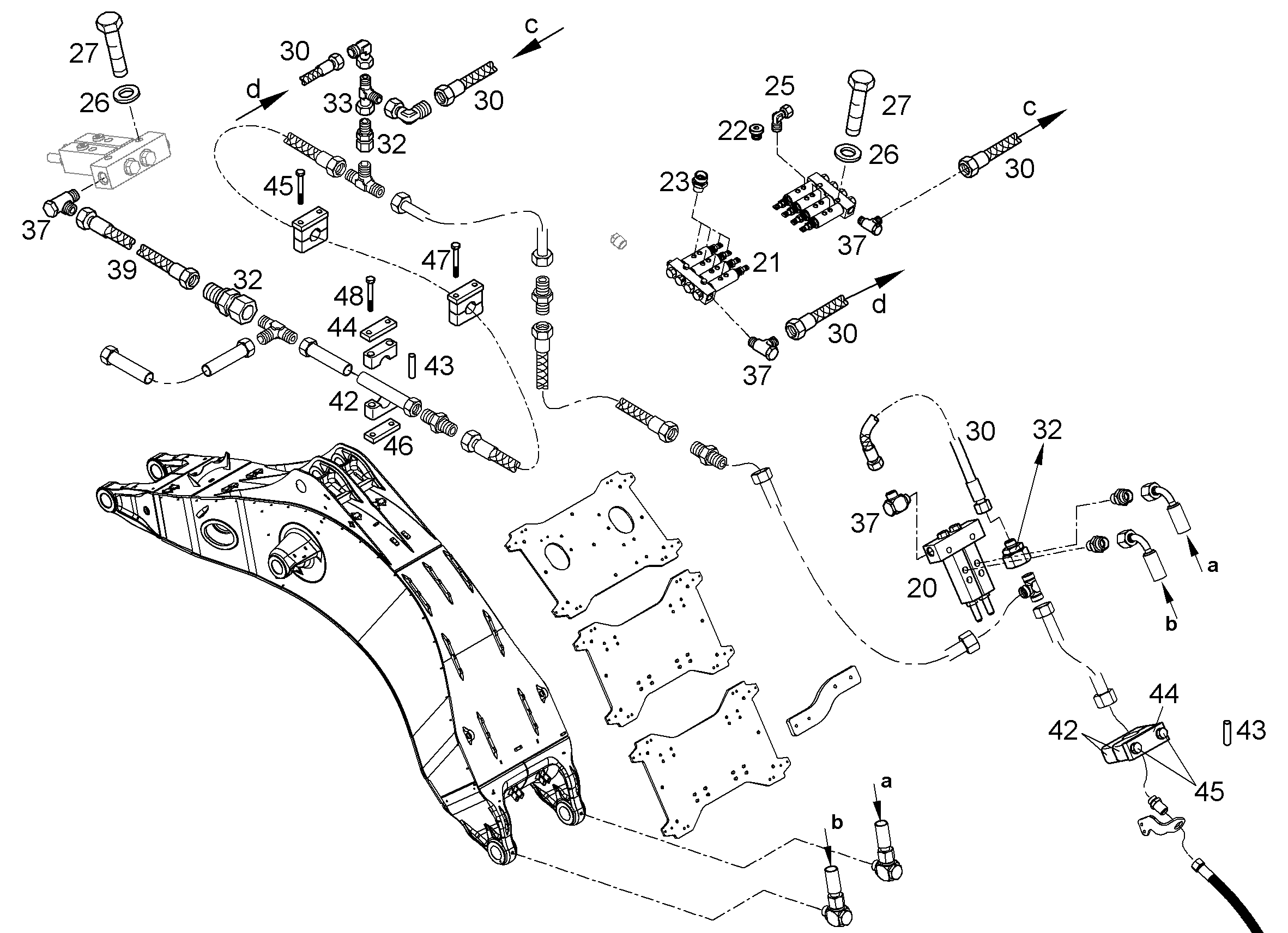 ШЛАНГ 12X450 10014027 LIEBHERR