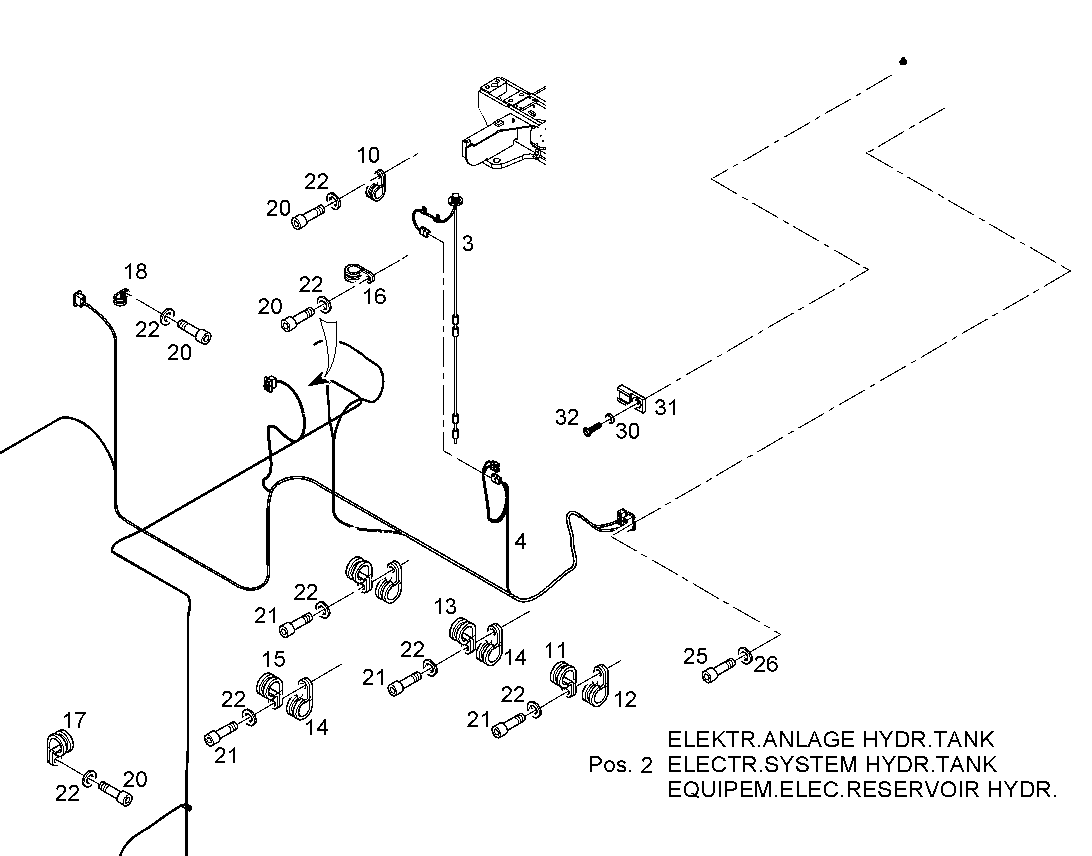 СКОБА RSGU 1. 13X20 W5 ROSTFREI 10285091 LIEBHERR