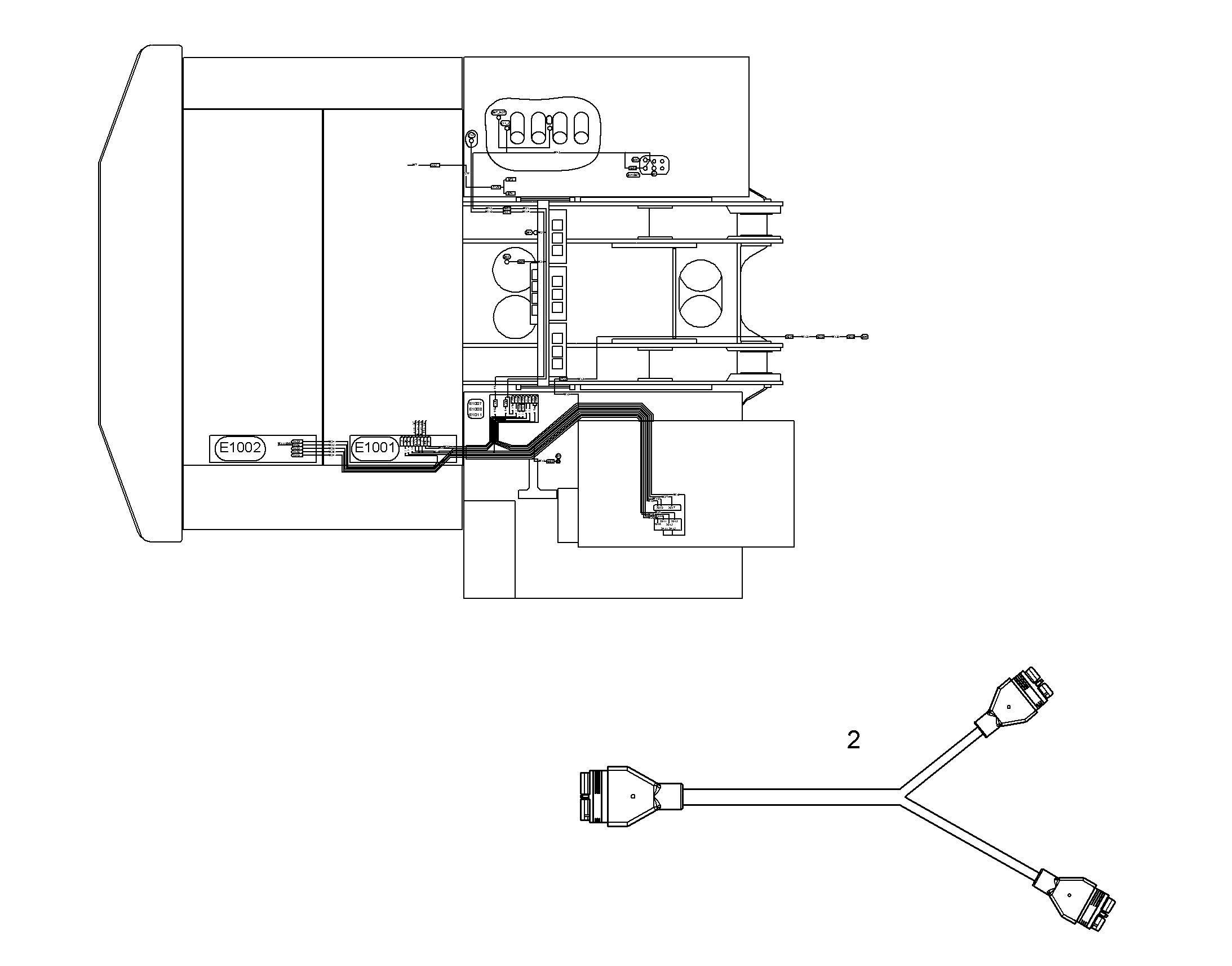КОМПЛ. ПРОВОДОВ ПОВ. ПЛАТФ. 10834056 LIEBHERR