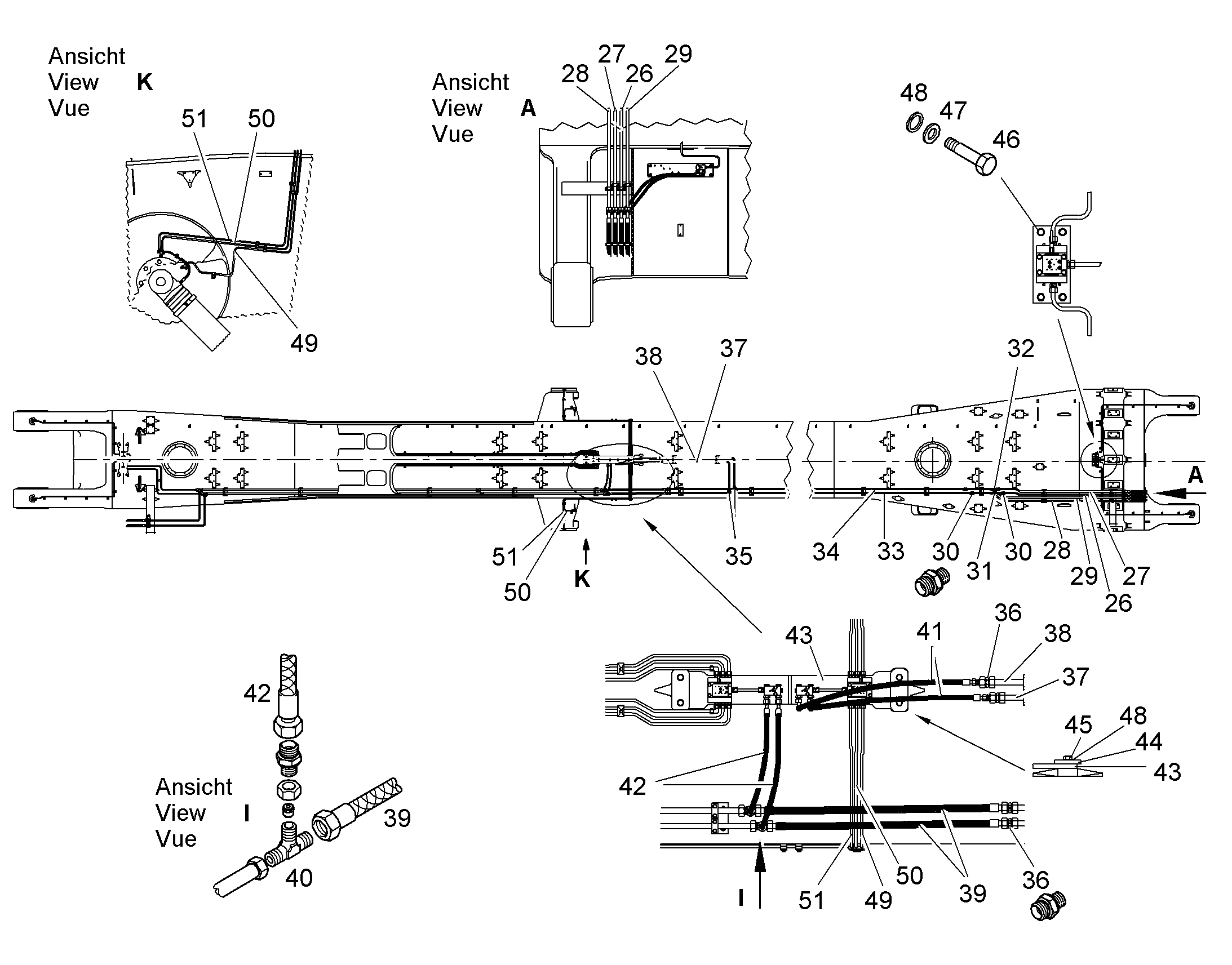 СМАЗОЧНАЯ ЛИНИЯ, КОМПЛЕКТ 10087568 LIEBHERR