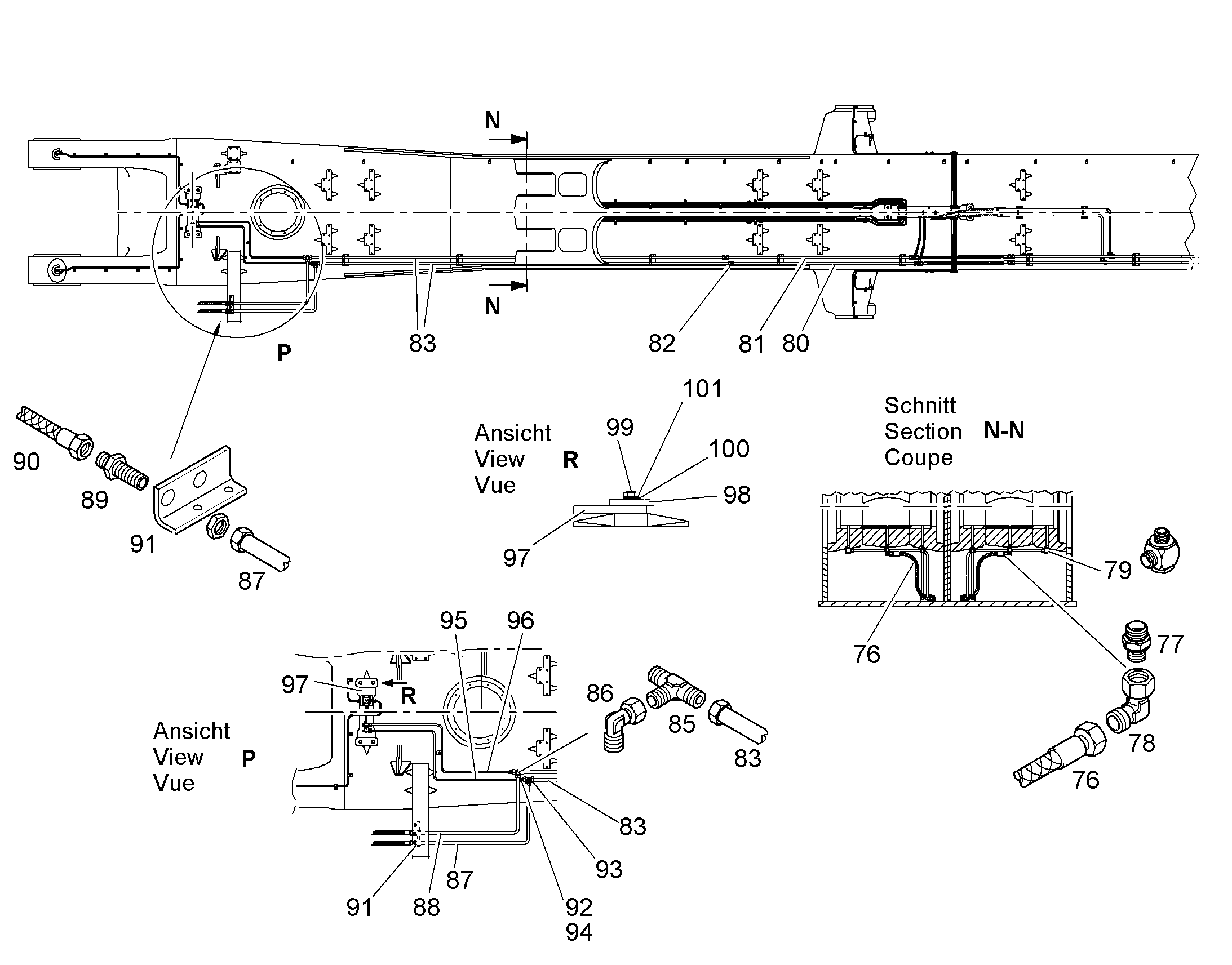 УГЛОВОЙ ПРОФИЛЬ 10085852 LIEBHERR