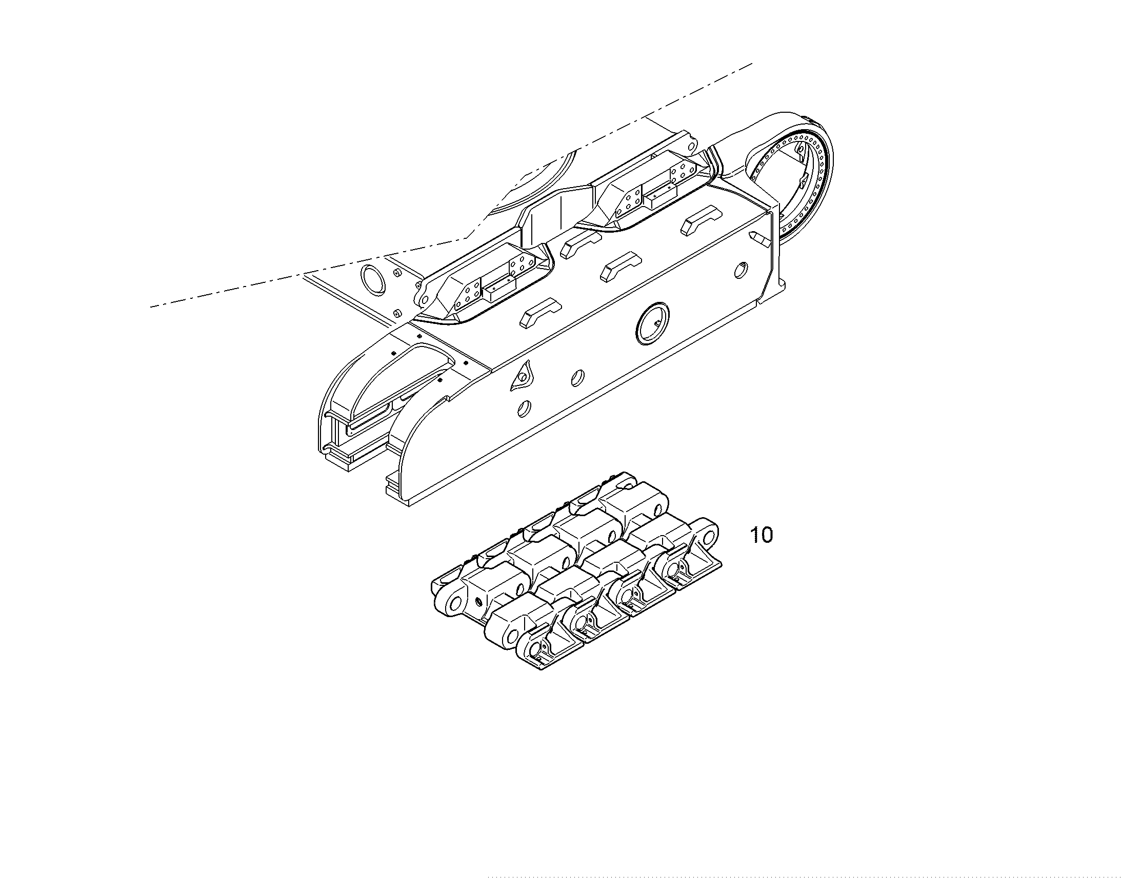 ГУСЕНИЧНАЯ ЦЕПЬ 500mm 10475475 LIEBHERR