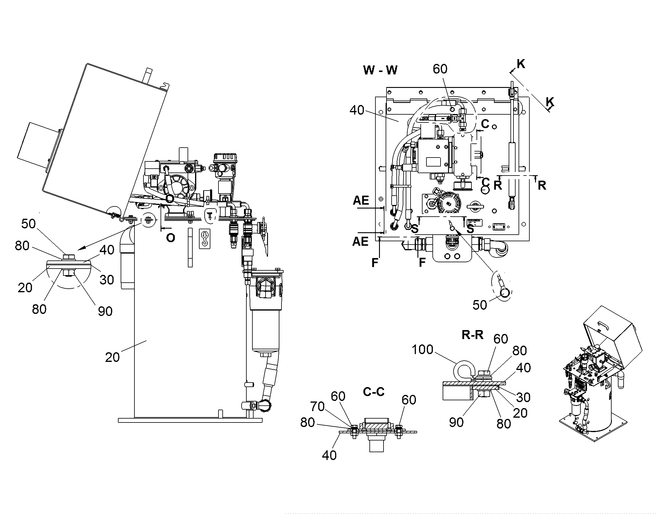 КРЫШКА 10665117 LIEBHERR