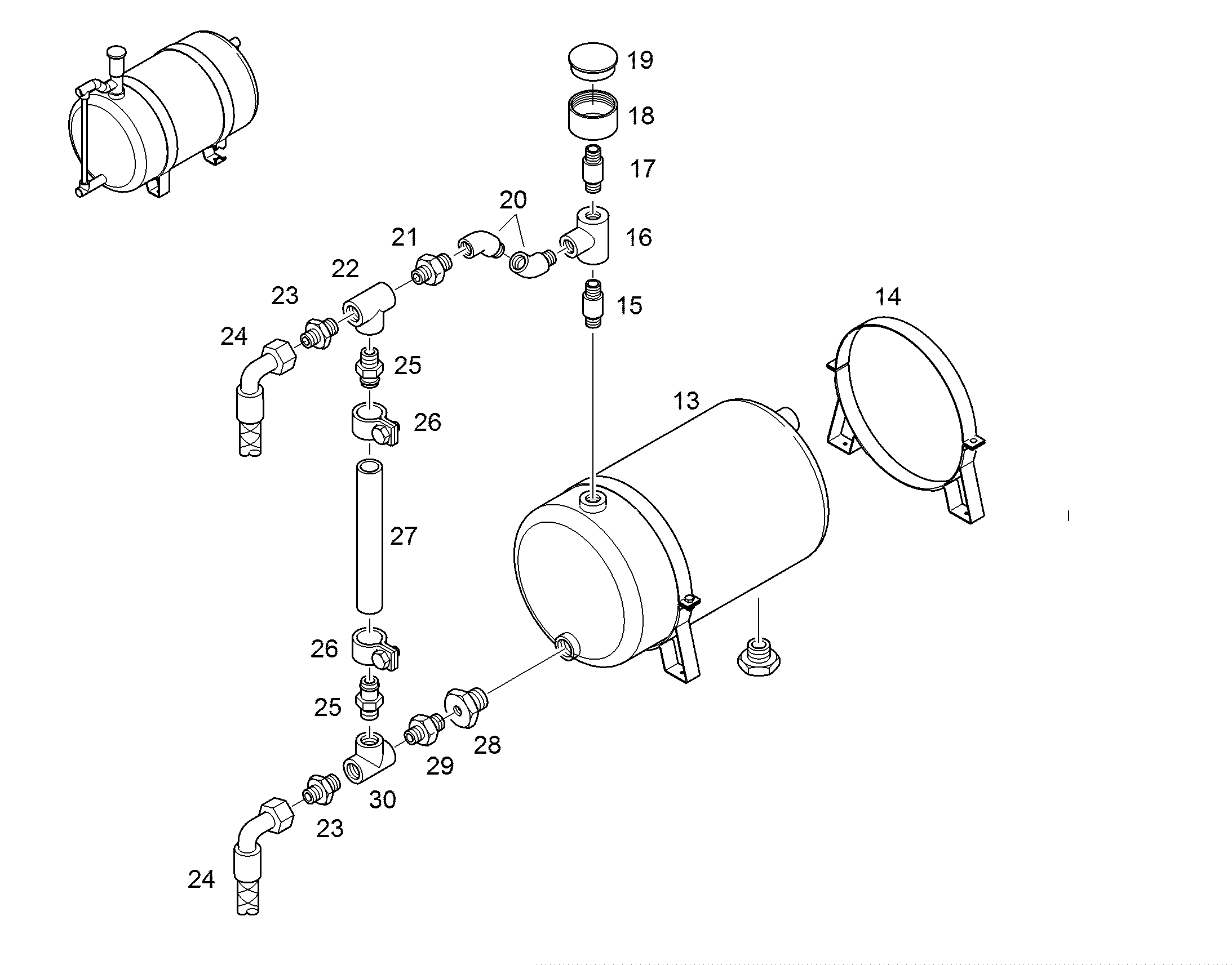 УГЛОВОЙ ПРОФИЛЬ 45° 3/4' 10451341 LIEBHERR