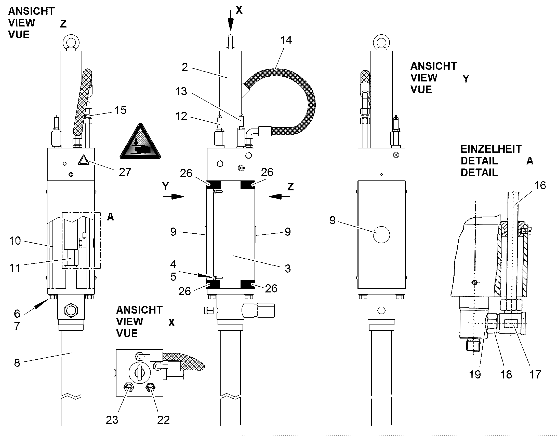 ТРУБА 11161405 LIEBHERR