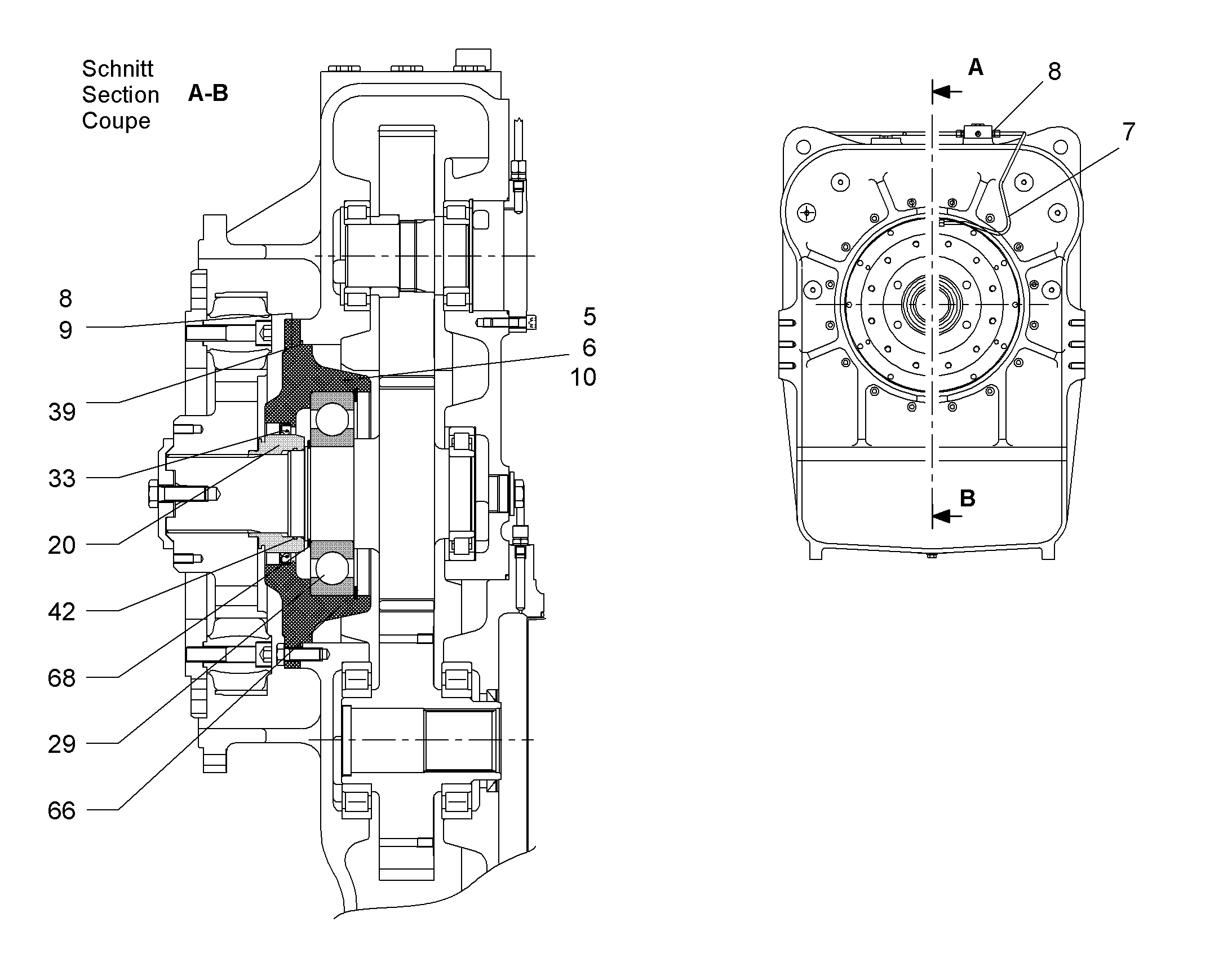 СТОПОРНОЕ КОЛЬЦО DIN 472 260 4901244 LIEBHERR
