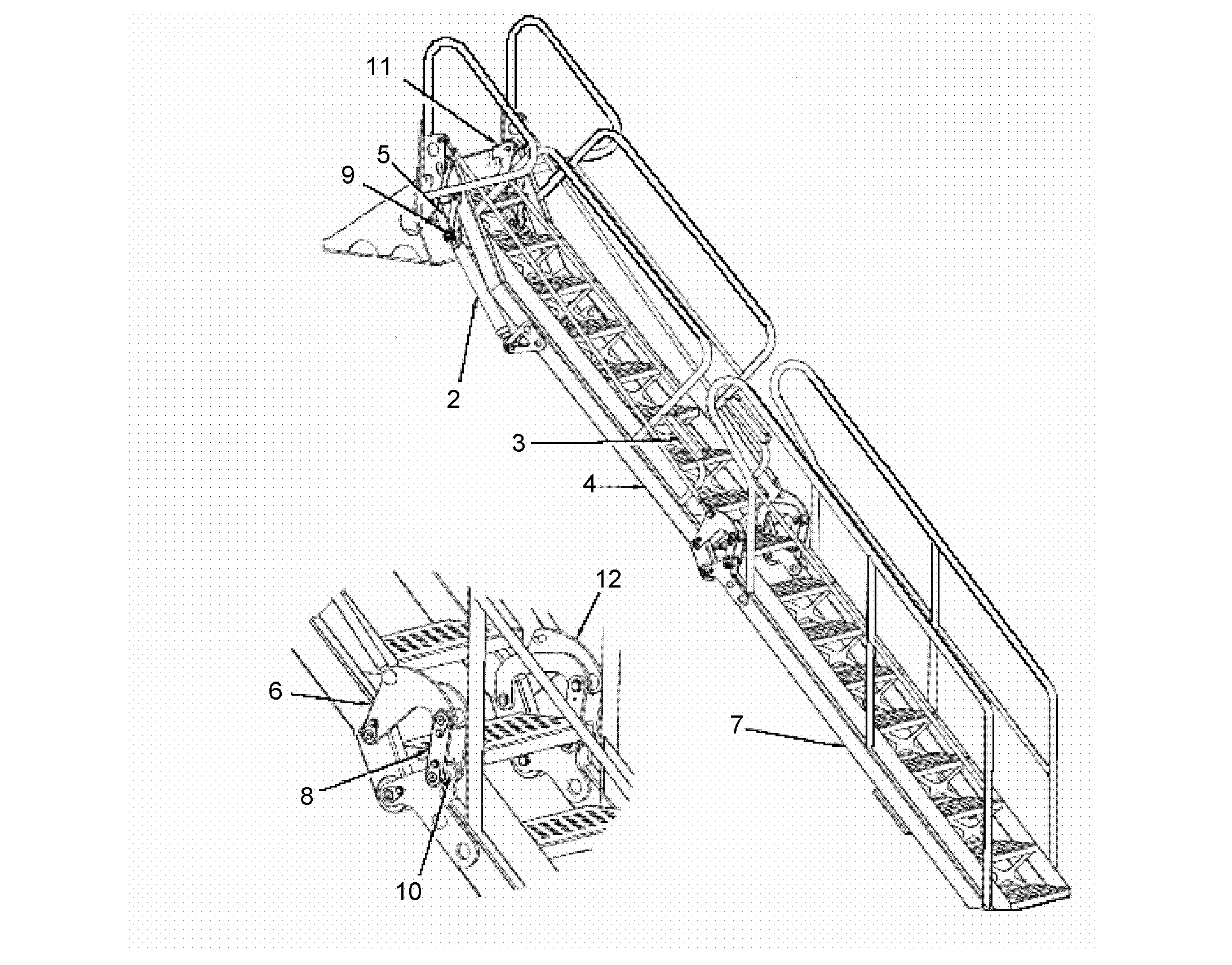 ВХОДНАЯ ЛЕСТНИЦА 11181644 LIEBHERR