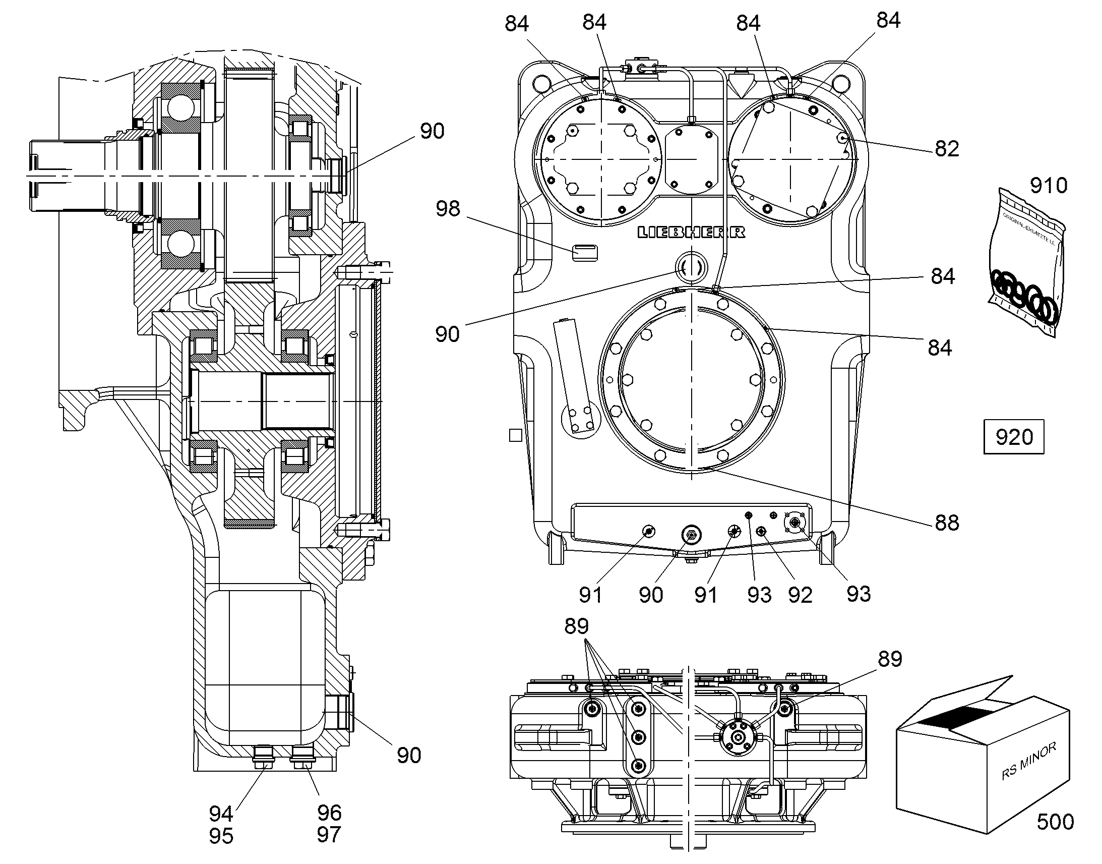ПРОКЛАДКА DIN 7603 A 30X36 710106501 LIEBHERR
