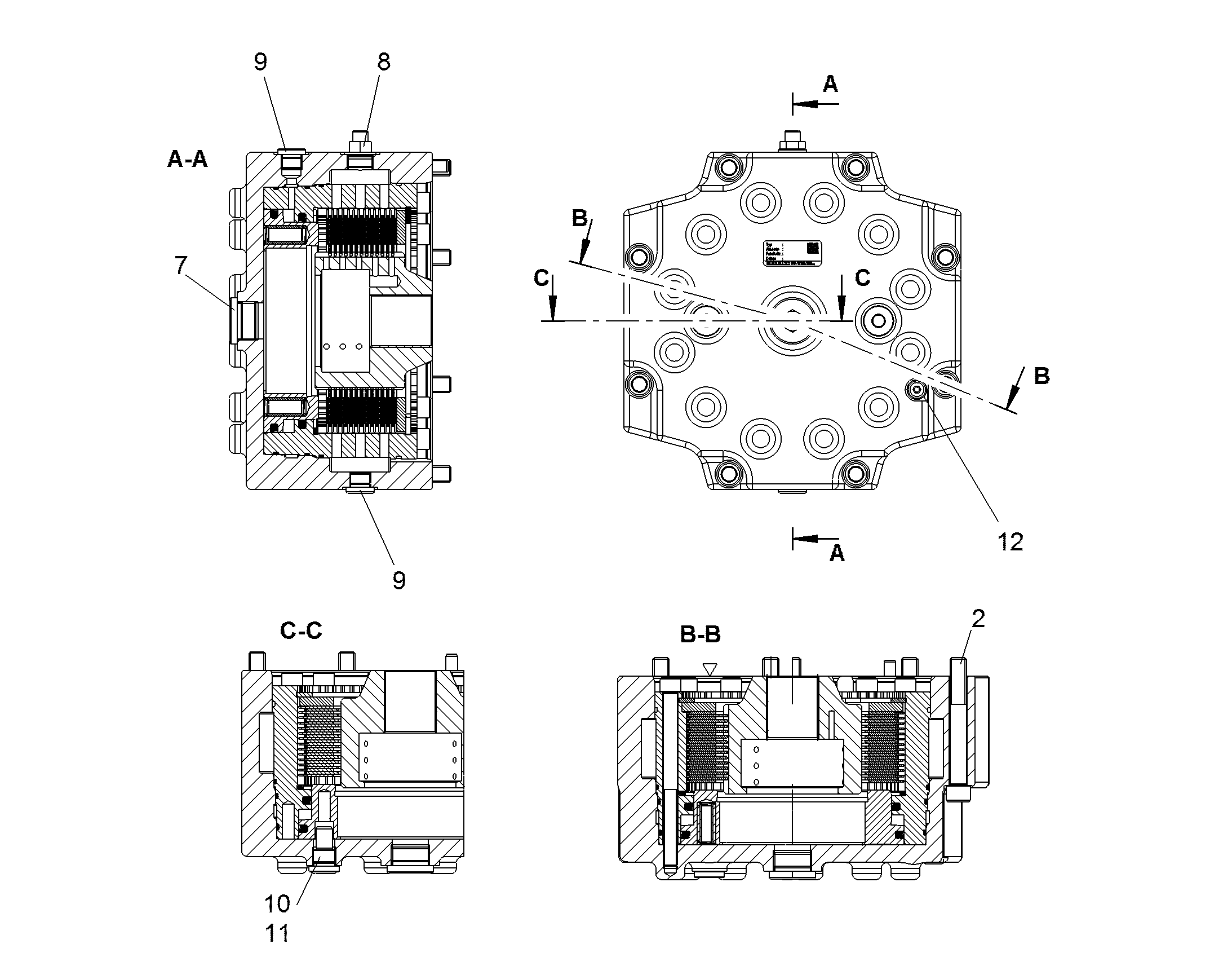 ЗАГЛУШКА РЕЗЬБОВАЯ M33X2 ED 477511701 LIEBHERR