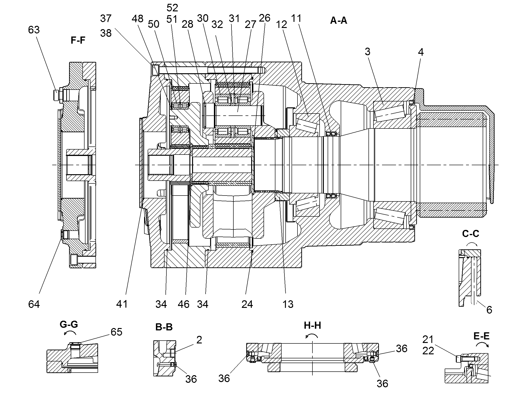 РОЛИКОПОДШИПНИК С ЦИЛИНДРИЧЕСК NJ-2312E-TVP2-J30PC 60X130X46 10191385 LIEBHERR