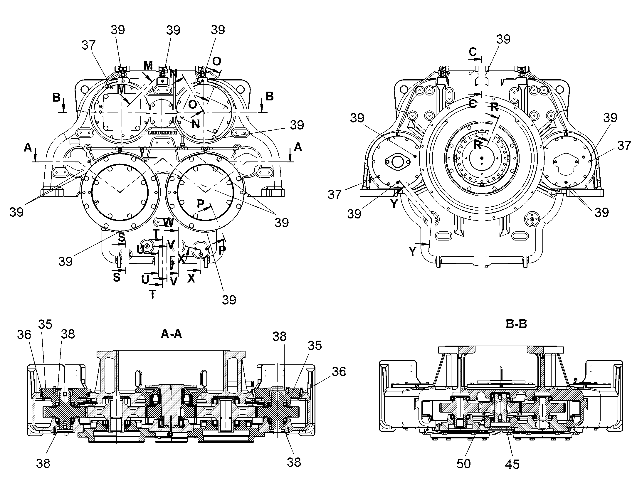 ЗАГЛУШКА РЕЗЬБОВАЯ G1/4 ED 477511001 LIEBHERR