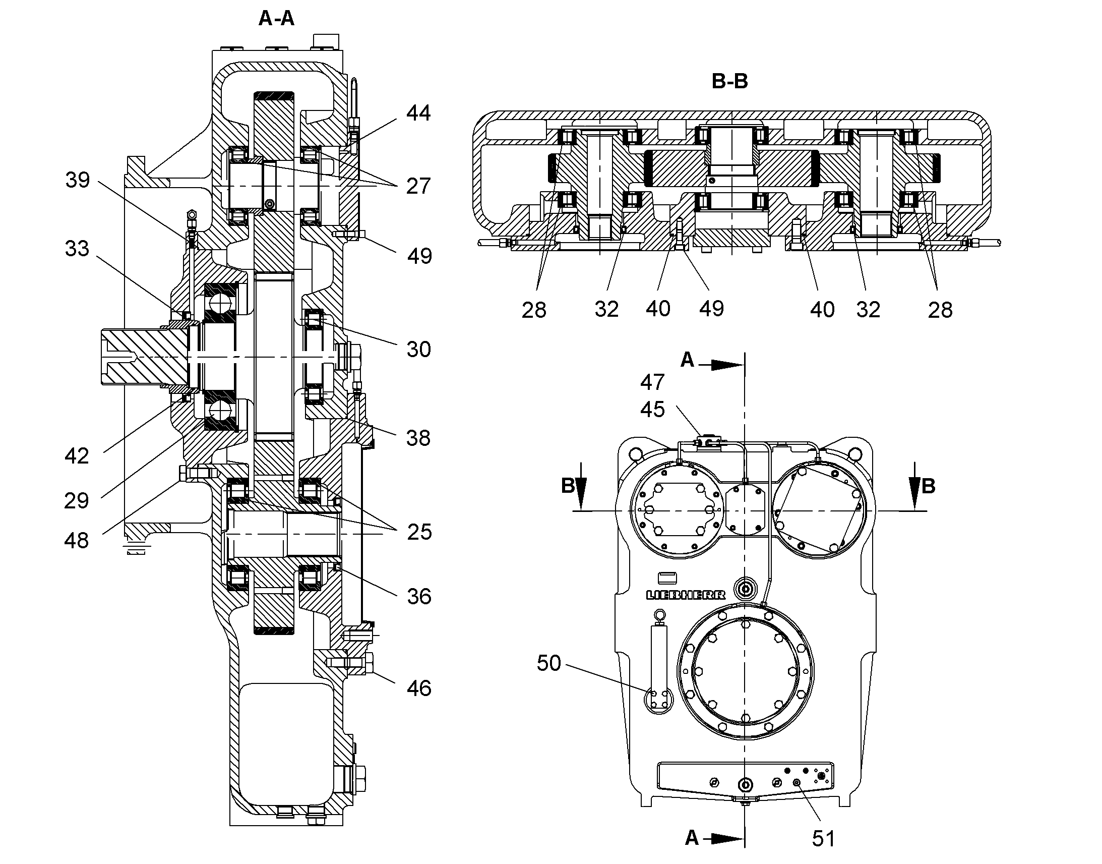 КОЛЬЦО РАДИАЛЬНОЕ УПЛОТНИТ. 10291908 LIEBHERR