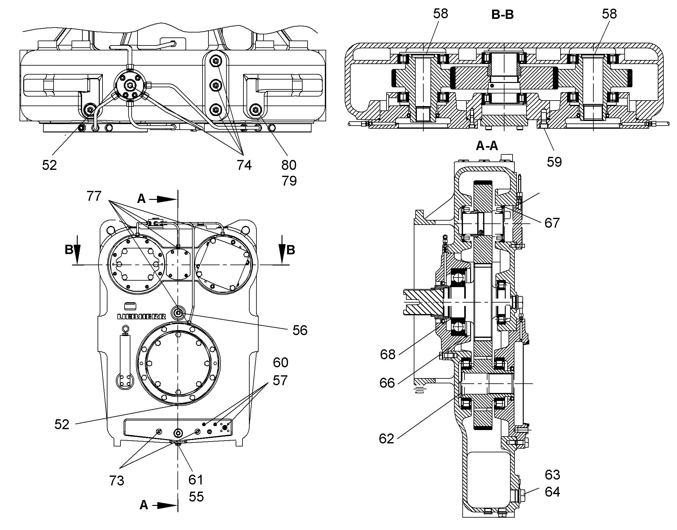 ЗАГЛУШКА 10001925 LIEBHERR