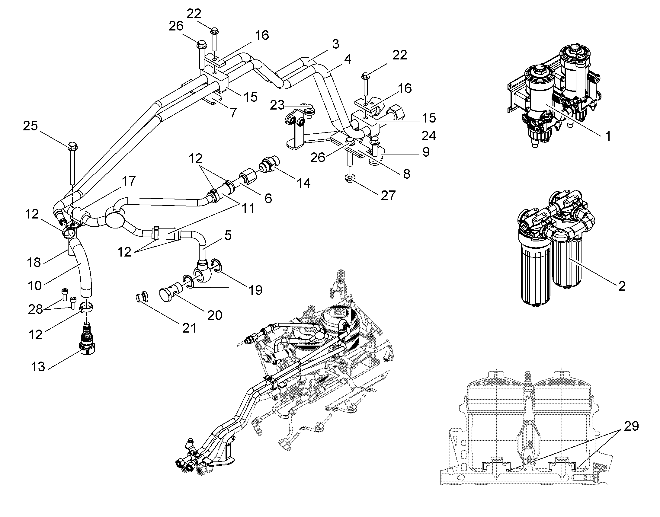 ГАЙКА ШЕСТИГРАННАЯ РЕБРИСТАЯ M8 7380964 LIEBHERR
