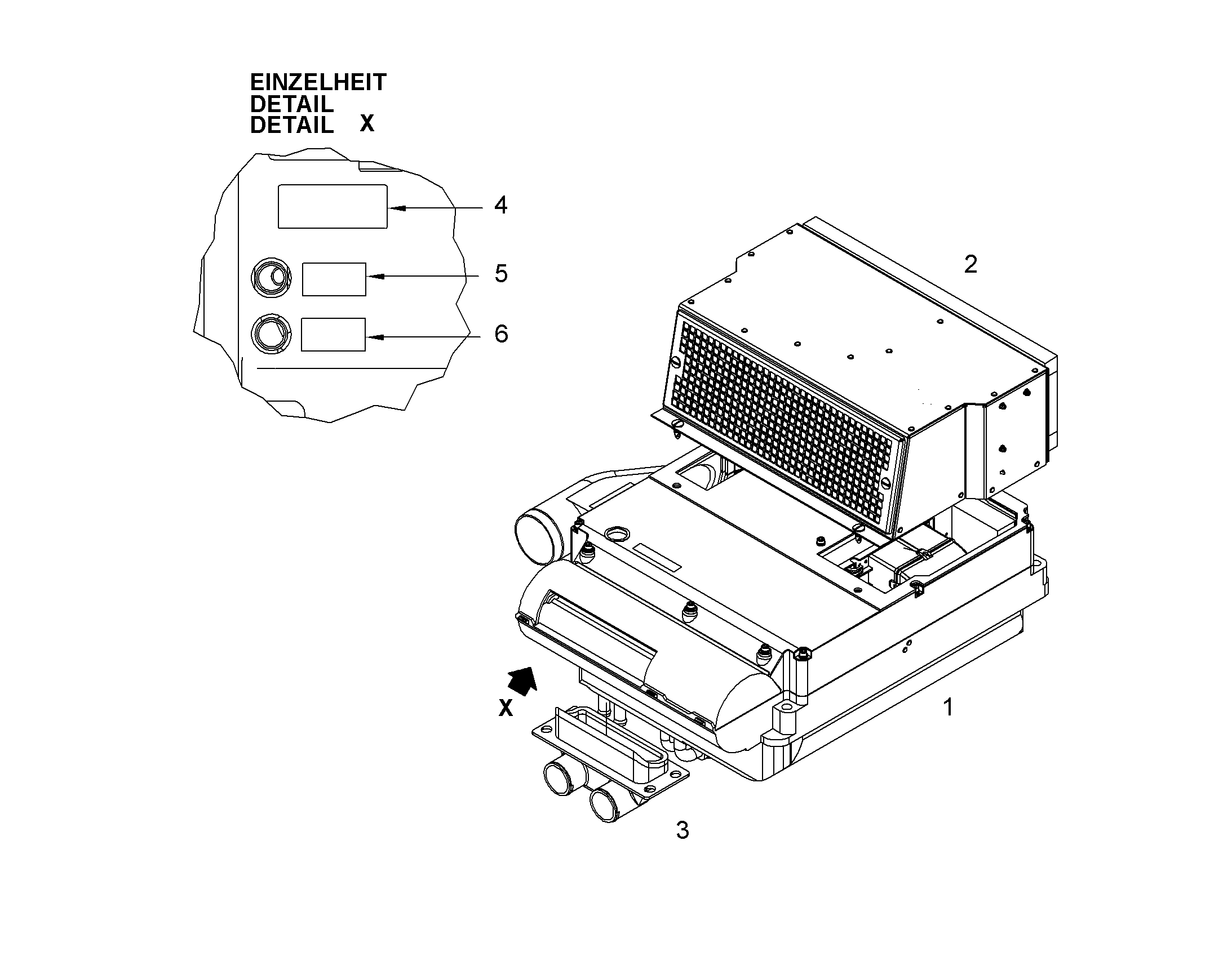 ТАБЛИЧКА RUECKLAUF 10022635 LIEBHERR