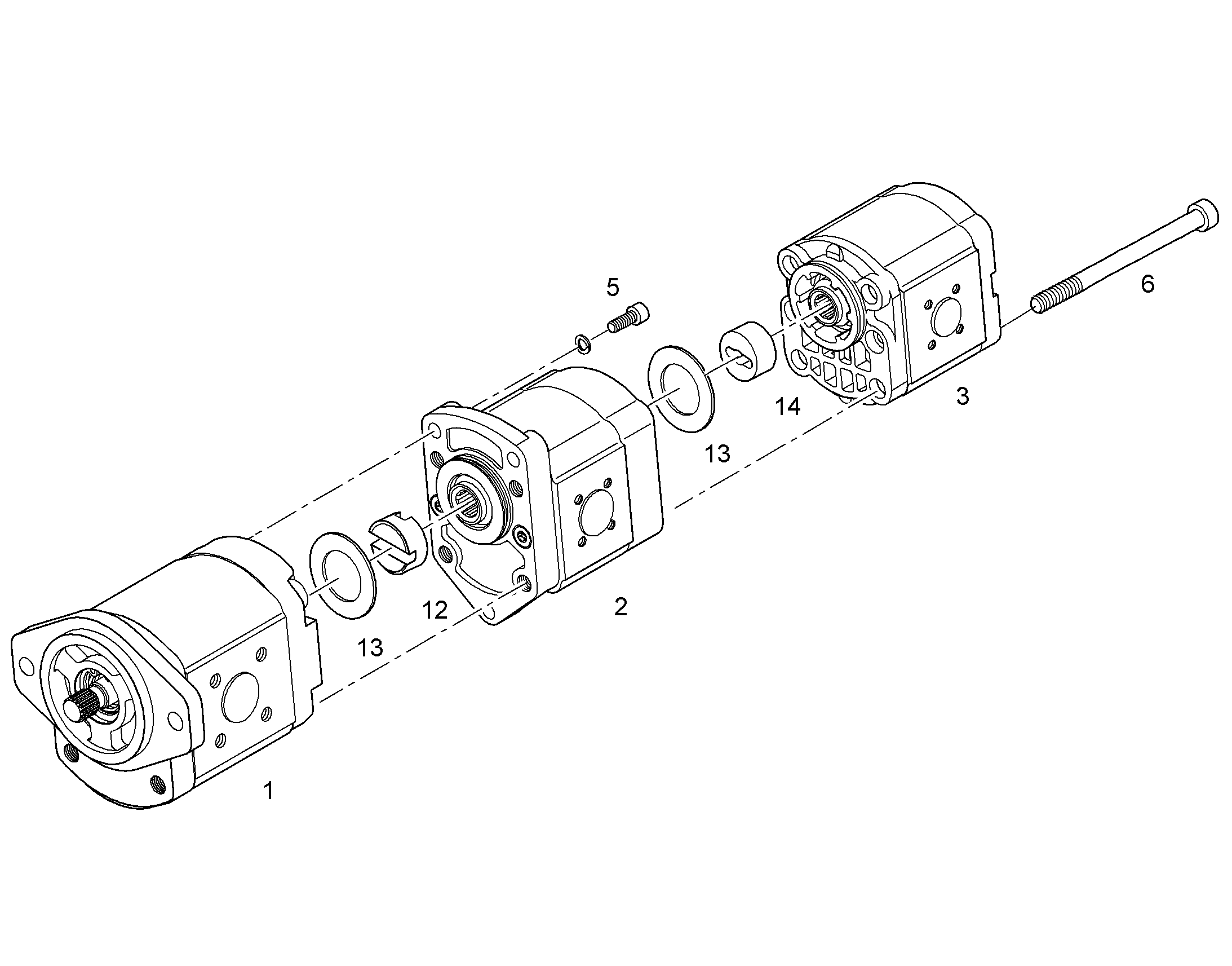 НАСОС ШЕСТЕРЕННЫЙ 5006894 LIEBHERR
