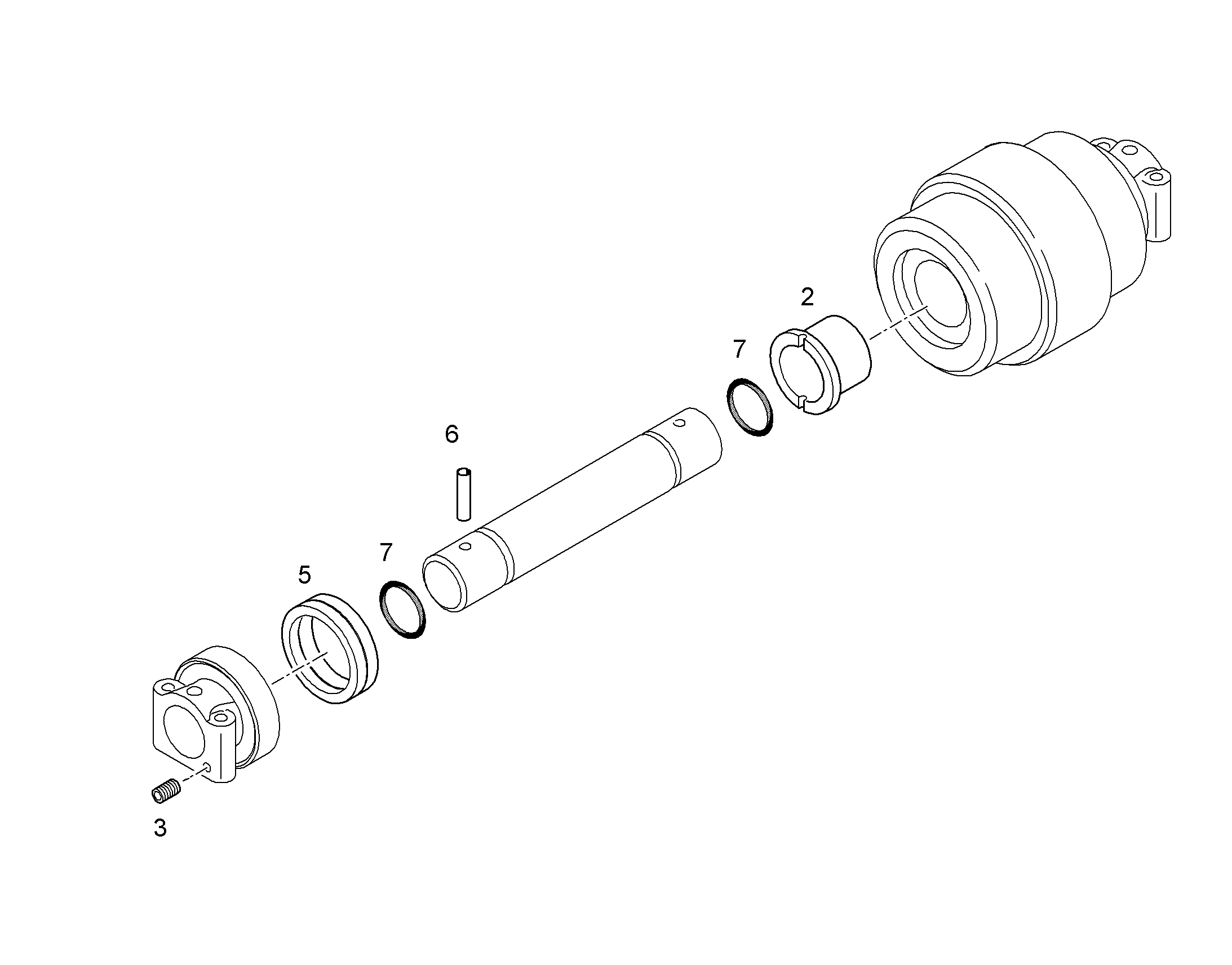 ШТИФТ РАСПОРНЫЙ 10489186 LIEBHERR