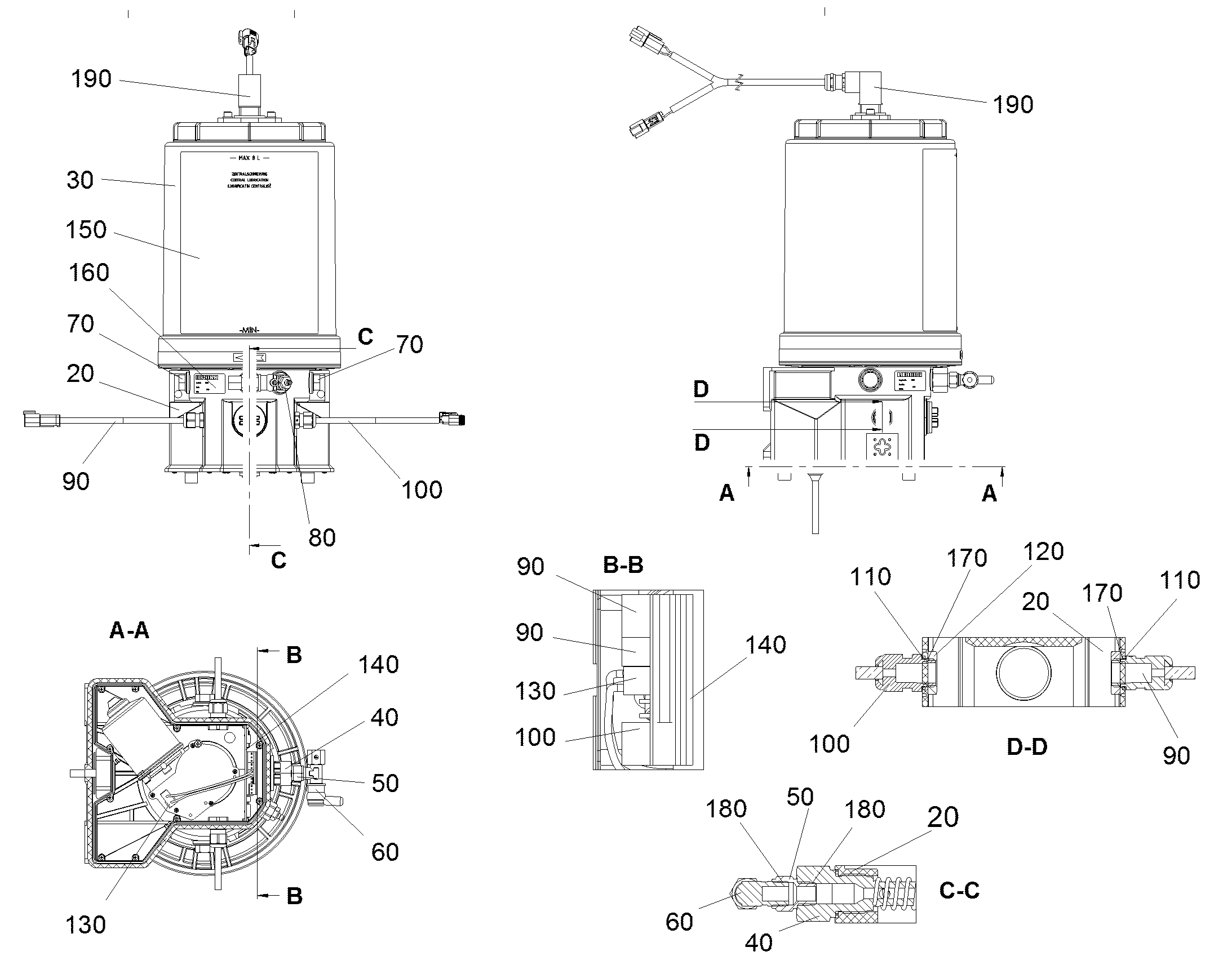ЭТИКЕТКА 197mmX90mm 11827485 LIEBHERR