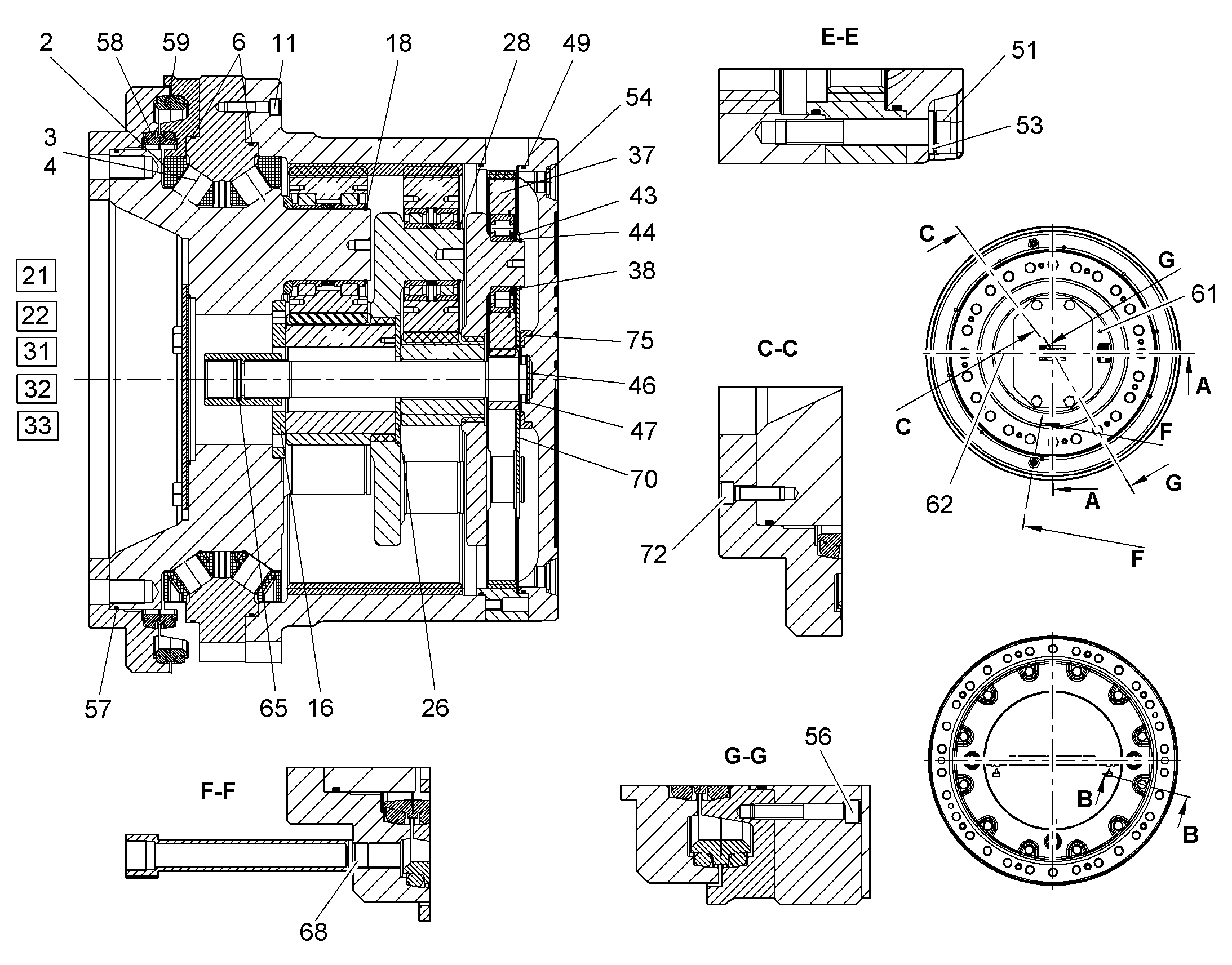 КОЛЬЦО УПЛОТНИТЕЛЬНОЕ JL 72 10012031 LIEBHERR