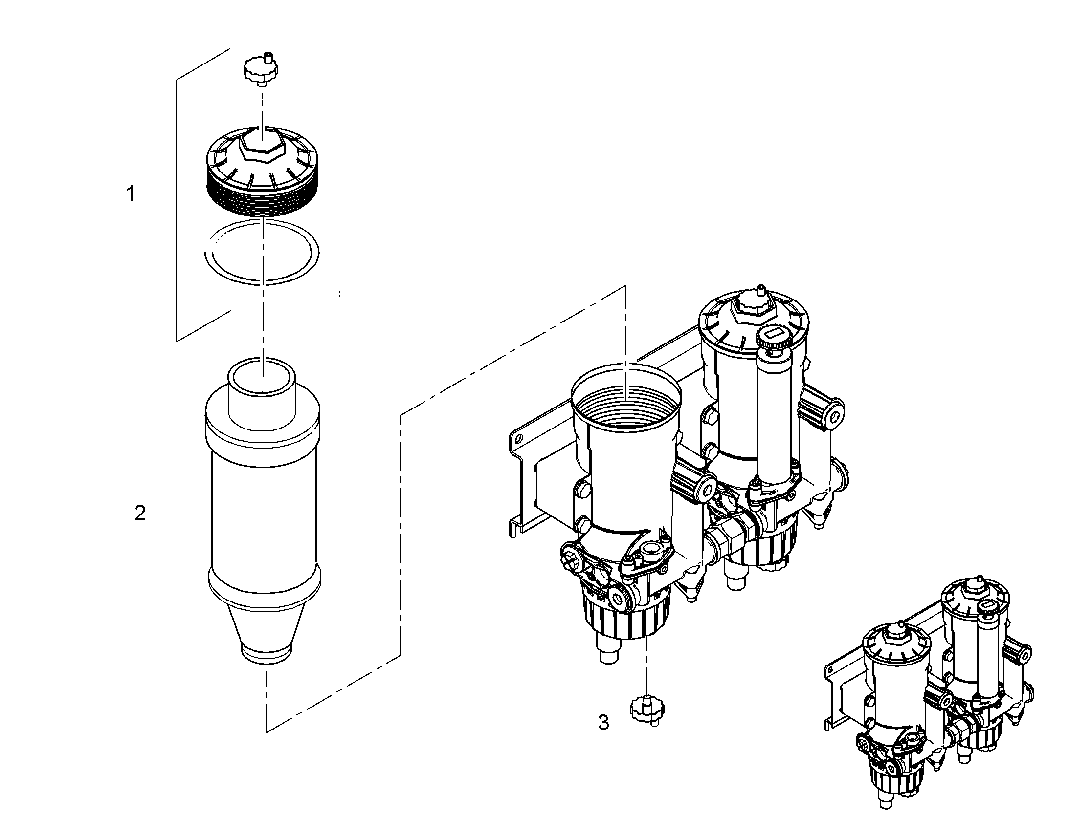 ВСТАВКА ТОПЛИВНОГО ФИЛЬТРА 7µm 10149977 LIEBHERR