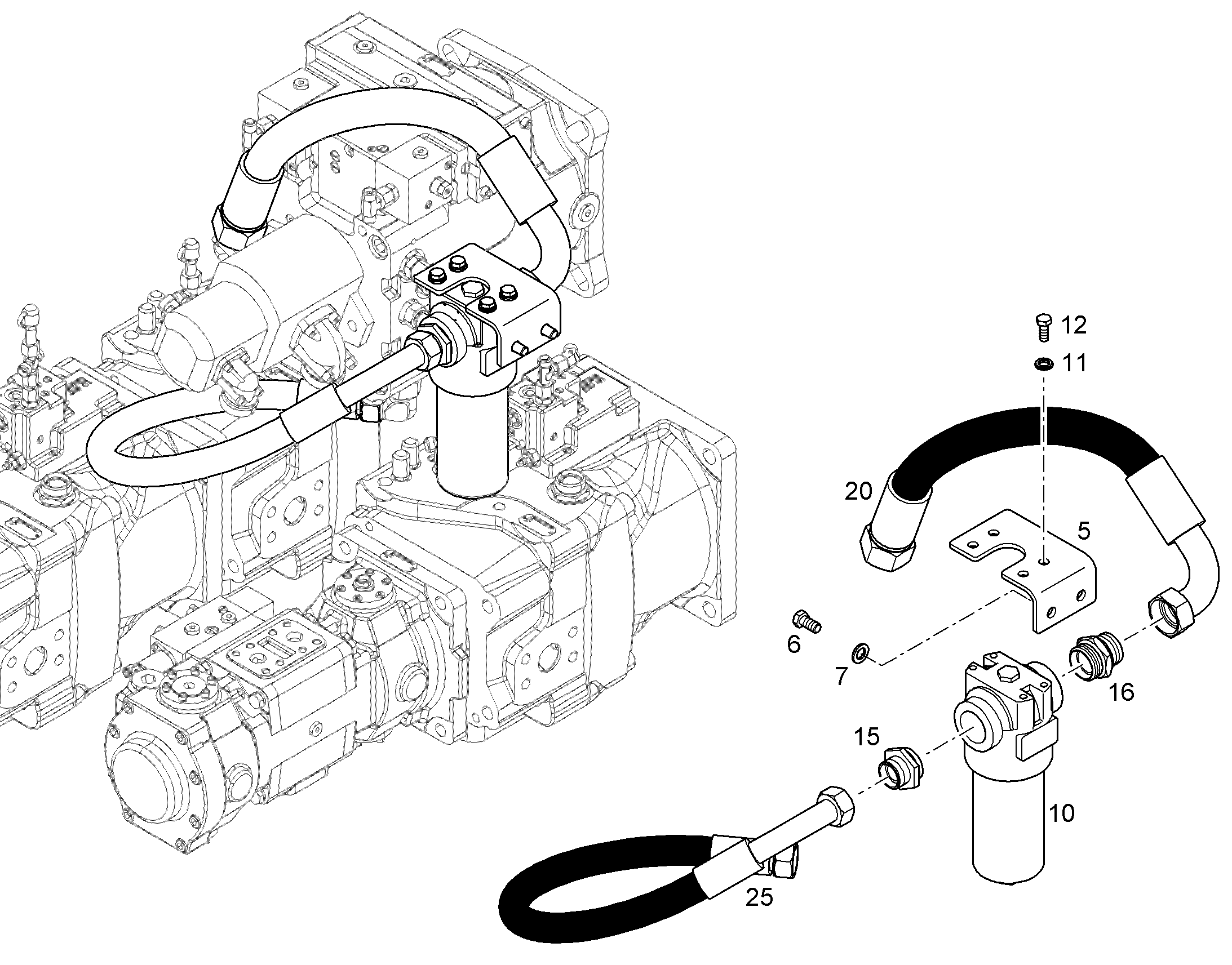 СОЕДИНЕНИЕ РЕЗЬБОВОЕ GE 28L G1 1/4A ED 7022244 LIEBHERR