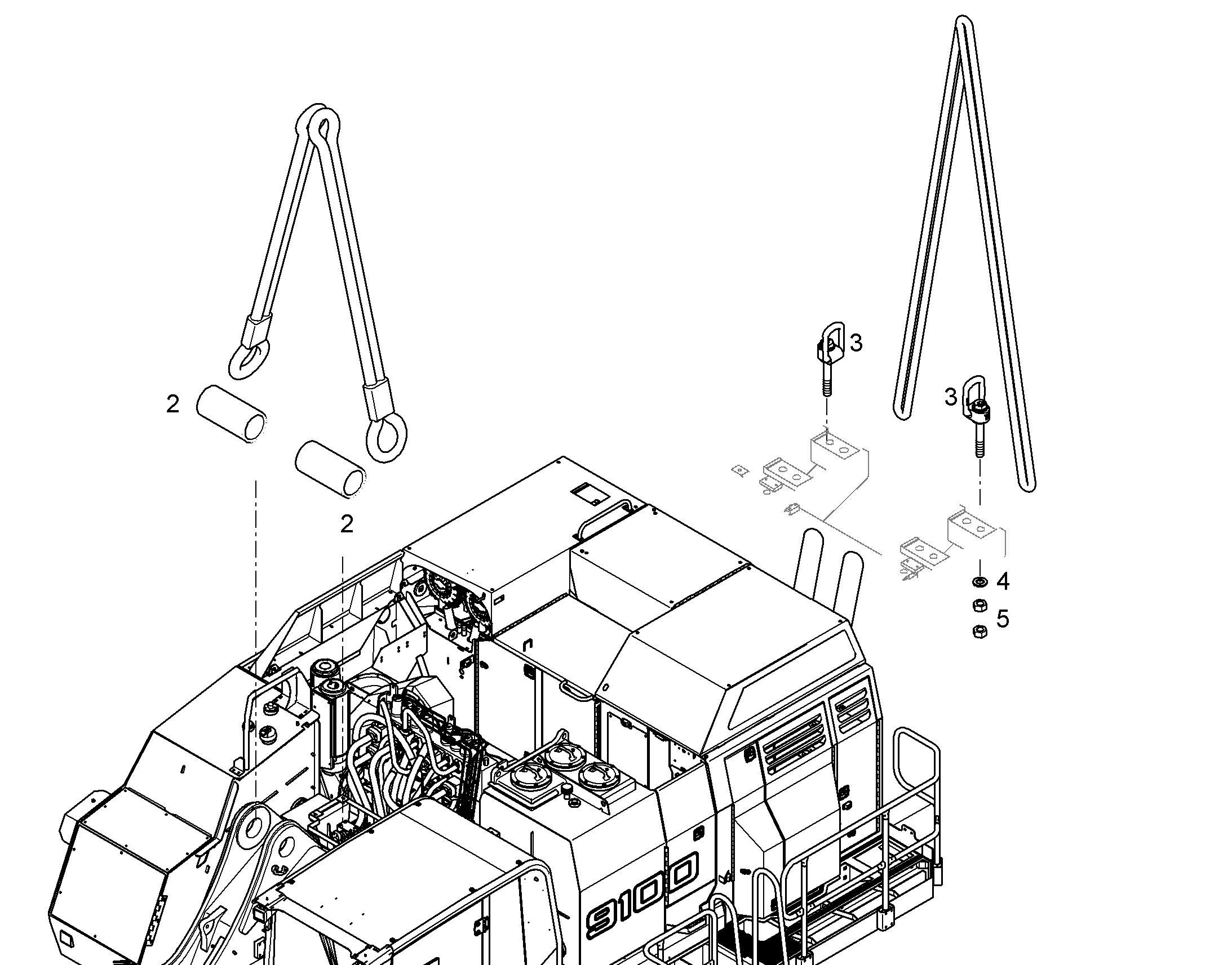 ШЕСТИГРАННАЯ ГАЙКА M42XLH 4901312 LIEBHERR