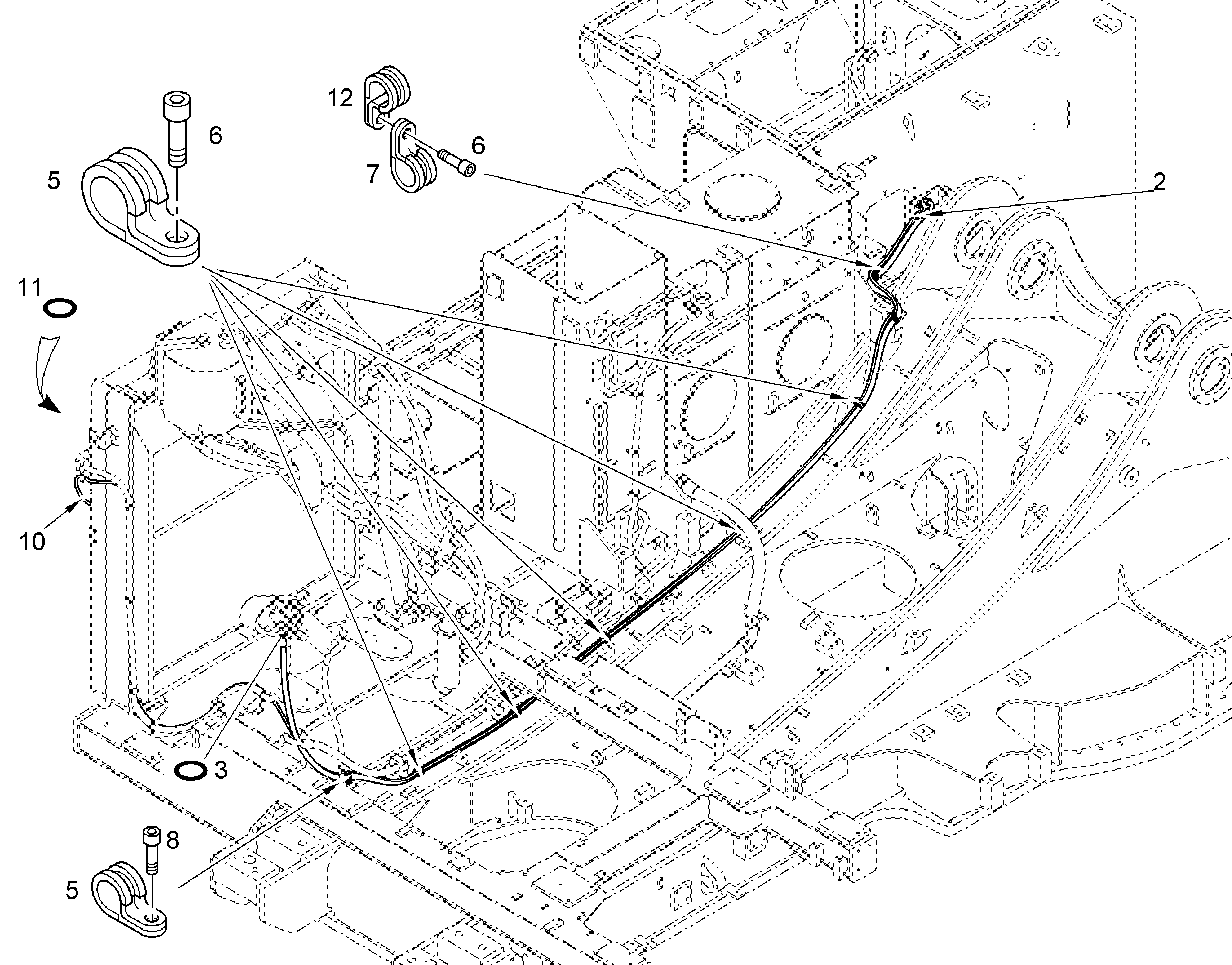 ШЛАНГ КОНДИЦИОНЕРА 10X10700 10816020 LIEBHERR