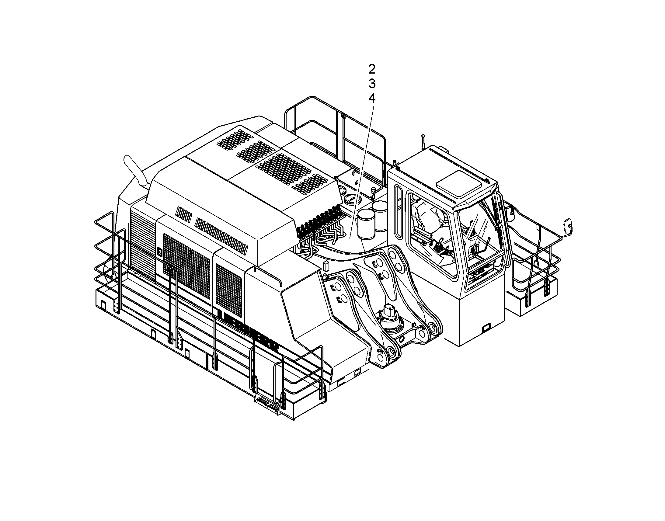ПОСТАВЛЯЕМЫЙ КОМПЛЕКТ ПРОВОДКА 10650828 LIEBHERR