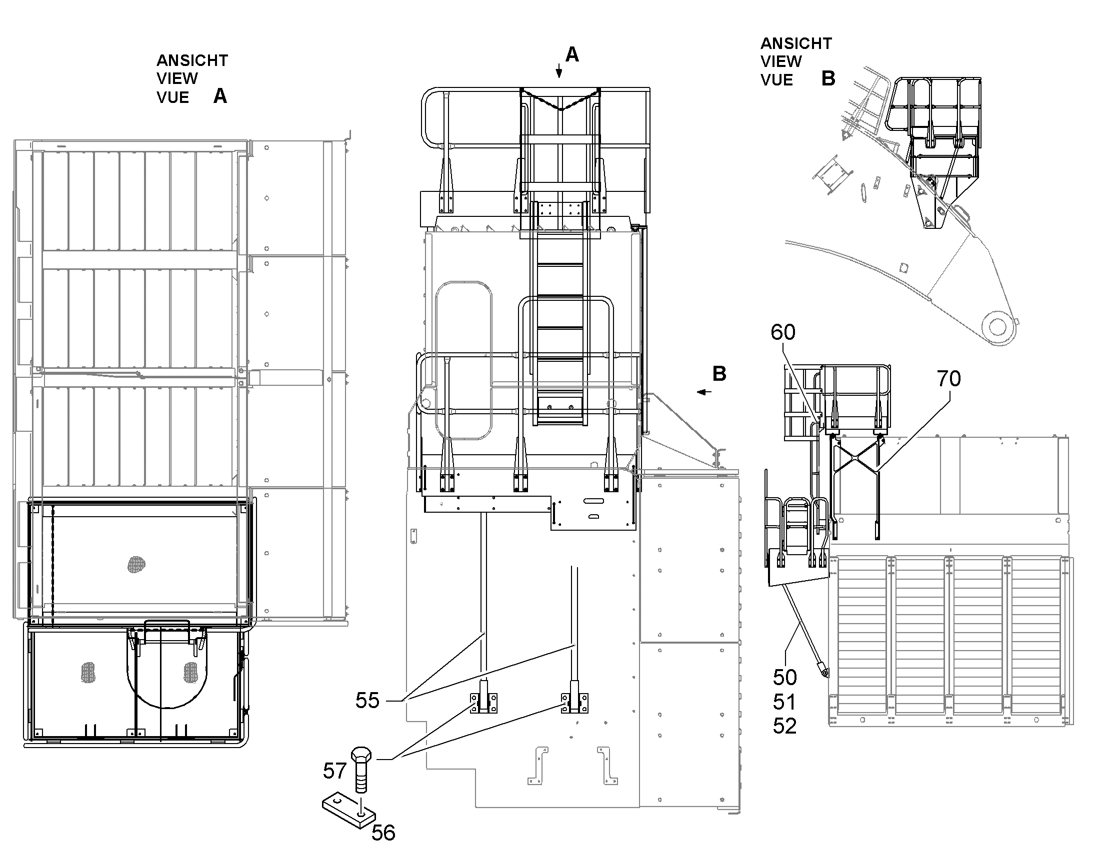 ШТАНГА УДЕРЖИВАЮЩАЯ 10083874 LIEBHERR