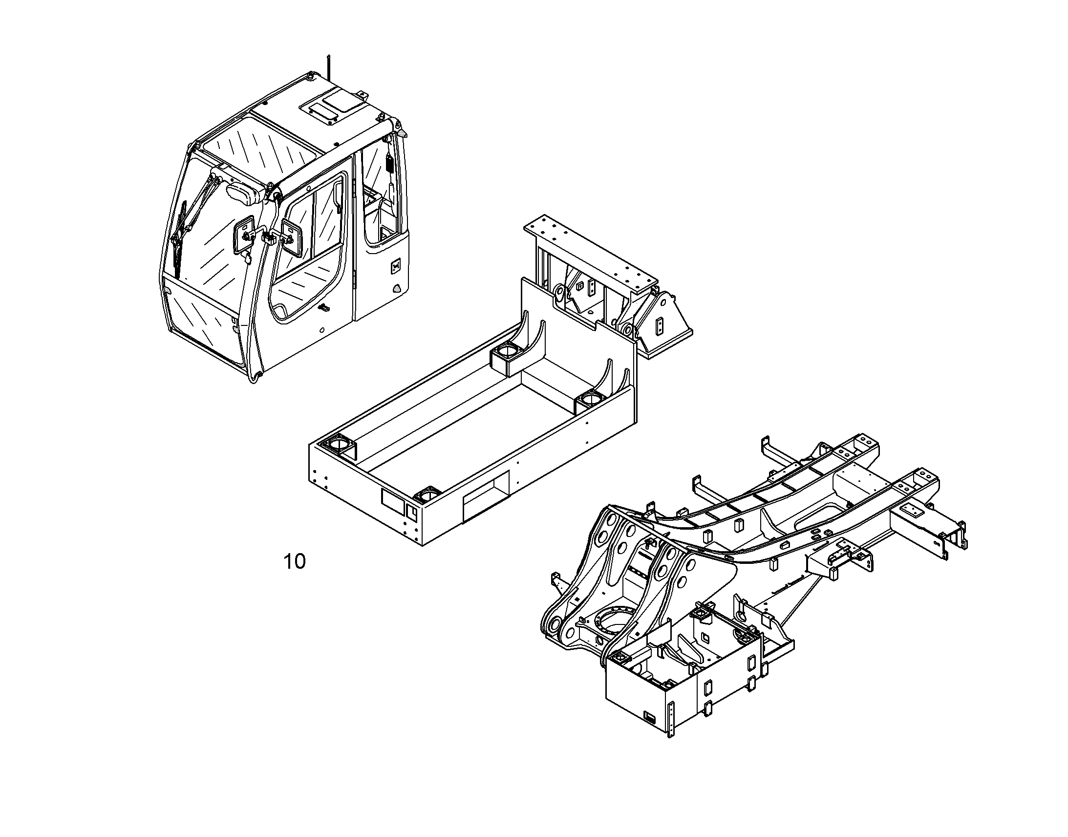 МЕХАНИЗМ ОПРОКИДЫВАЮЩИЙ 30° 10826014 LIEBHERR