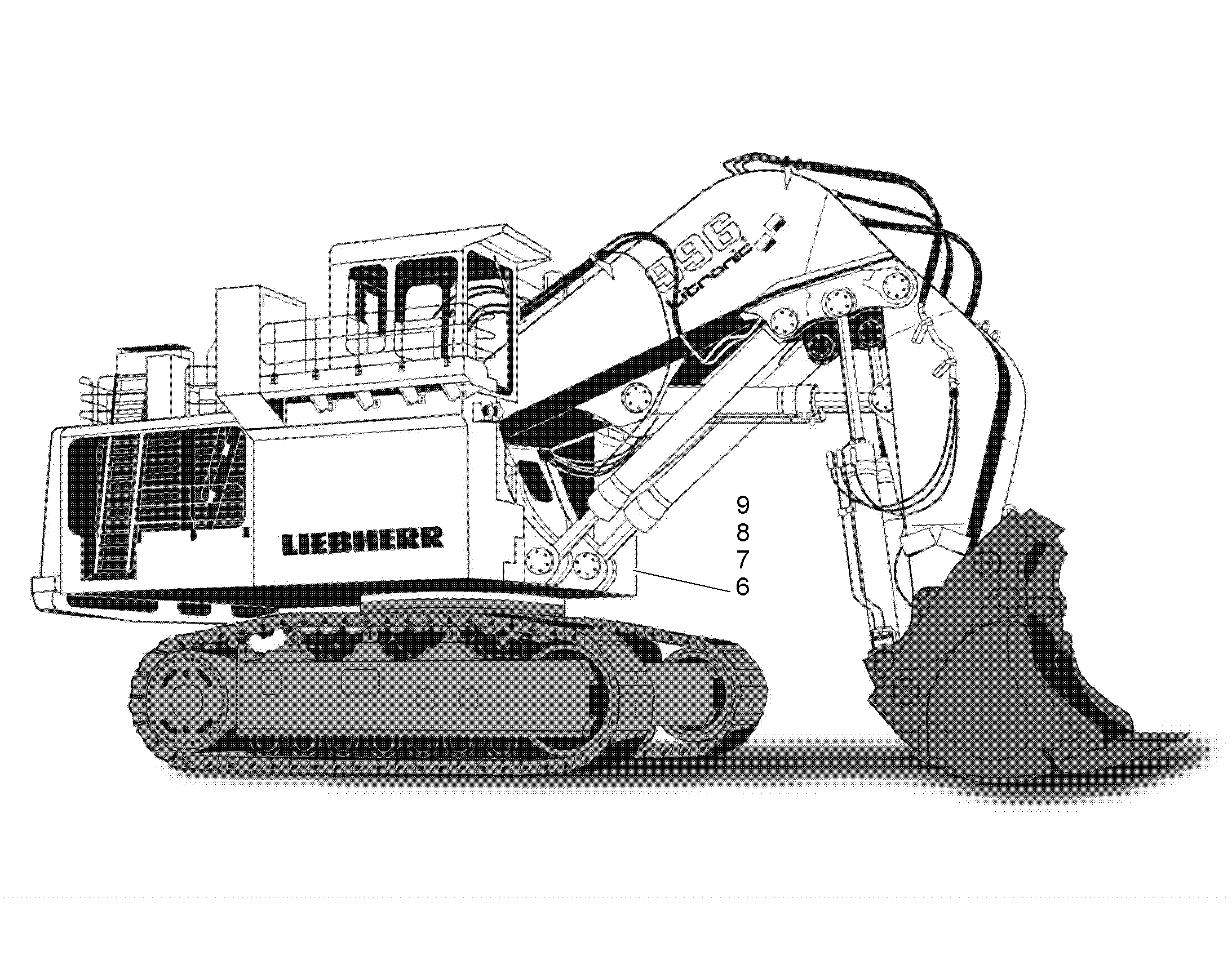 ГИДР. УСТ.ГИДР. БАК DN90 ШЛАНГ 9393841 LIEBHERR