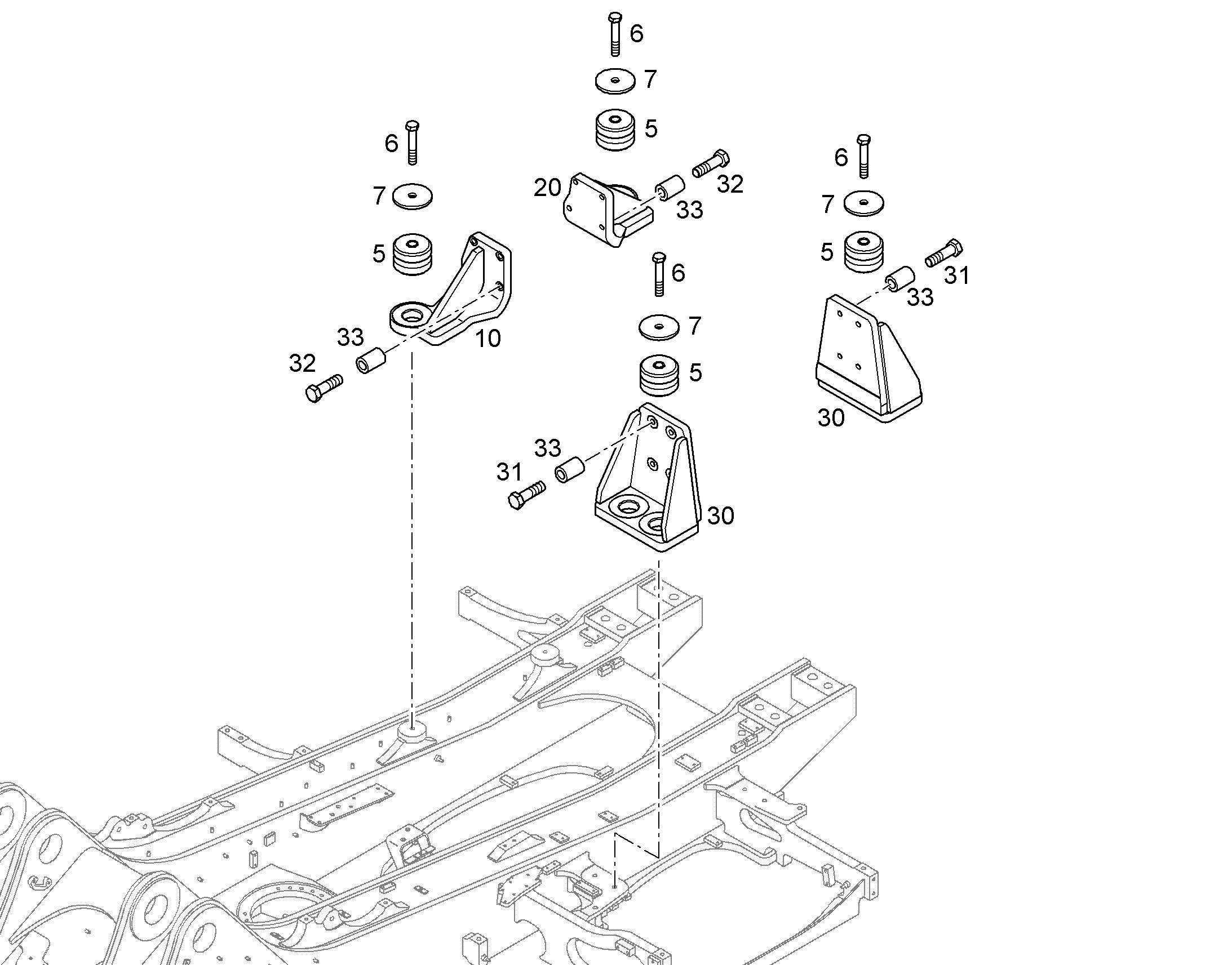 БУФЕР РЕЗИНОВЫЙ 12252477 LIEBHERR