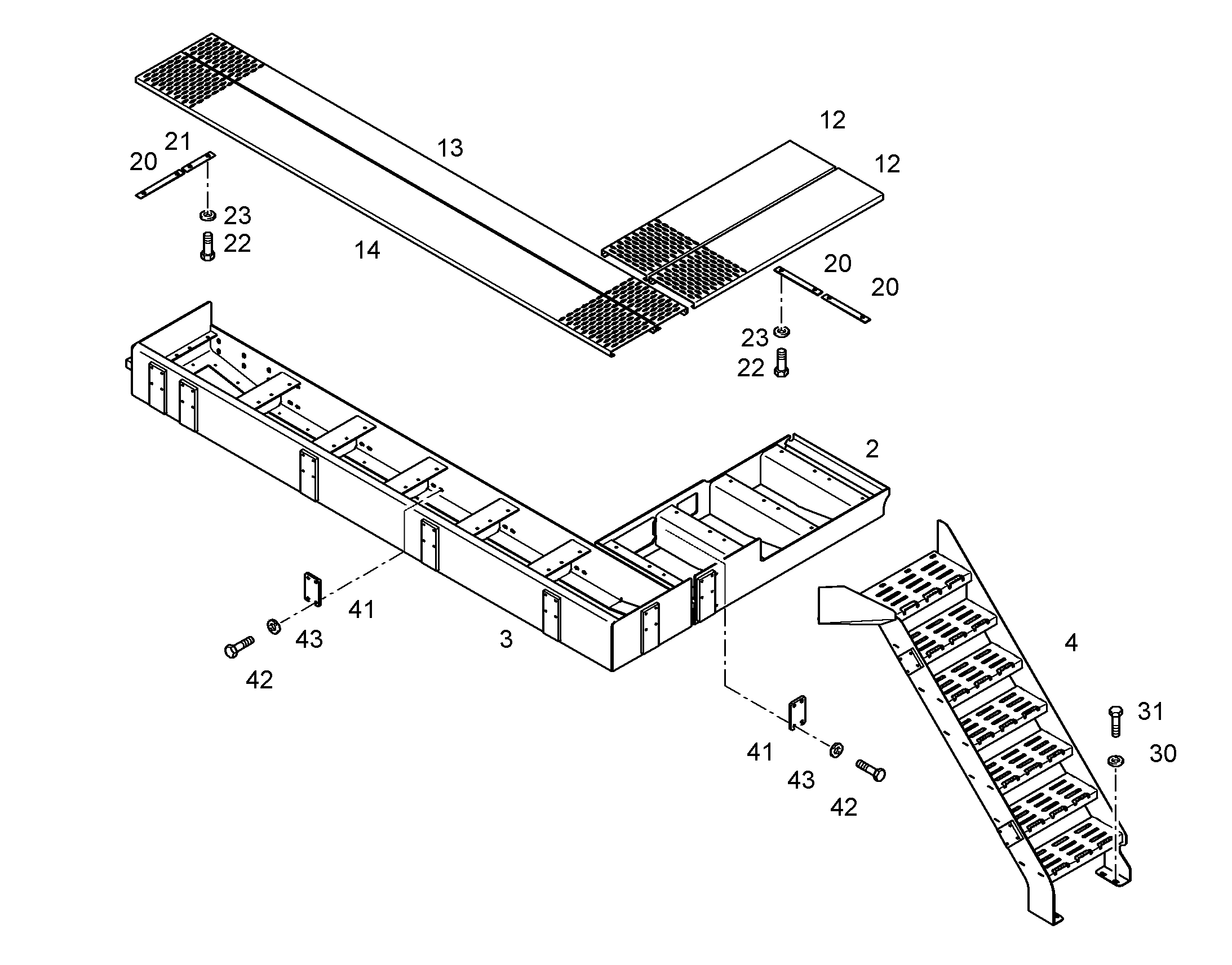 ЛЕСТНИЦА 10828420 LIEBHERR