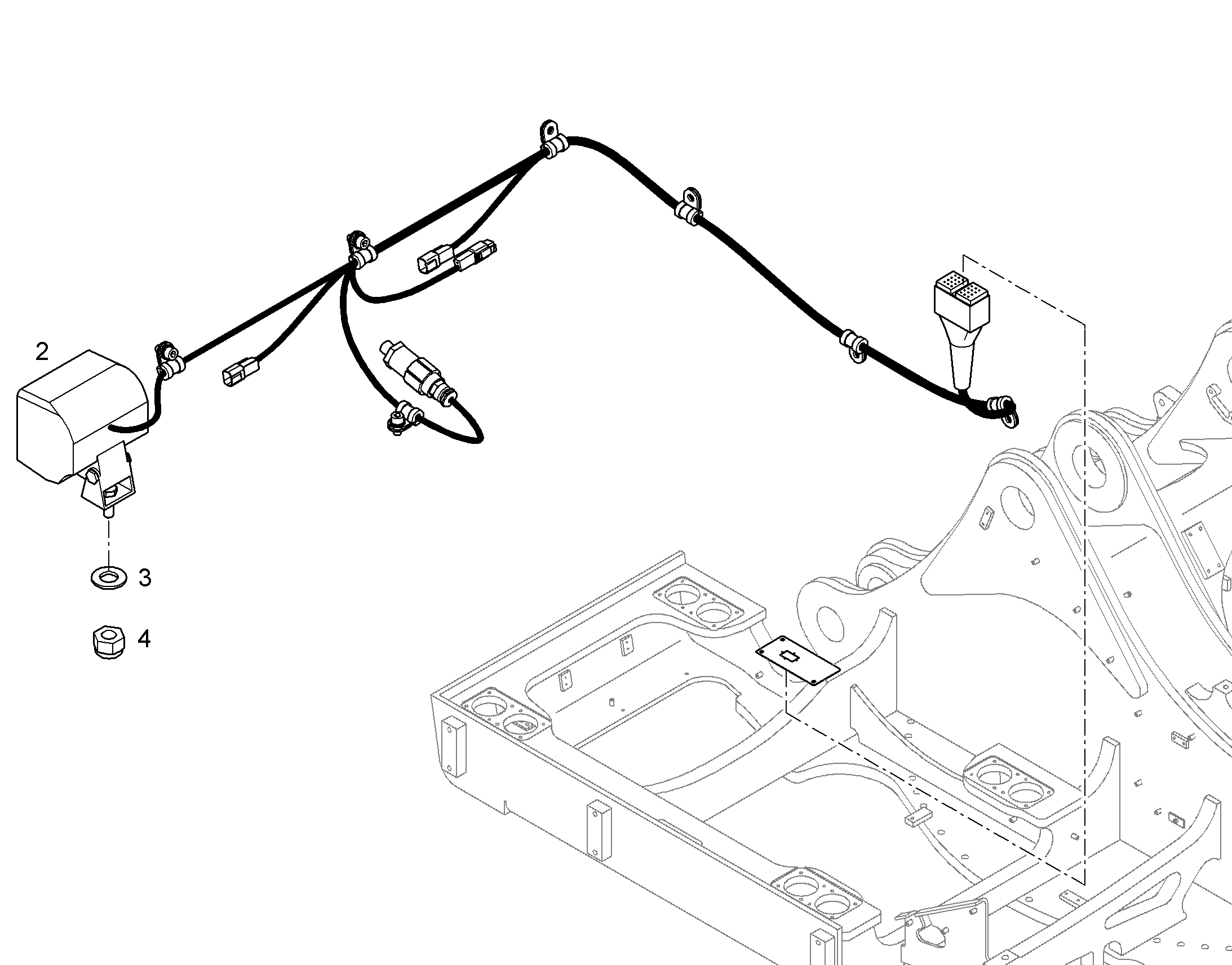 KIT LIGHTING LED 24V LED 11078882 LIEBHERR