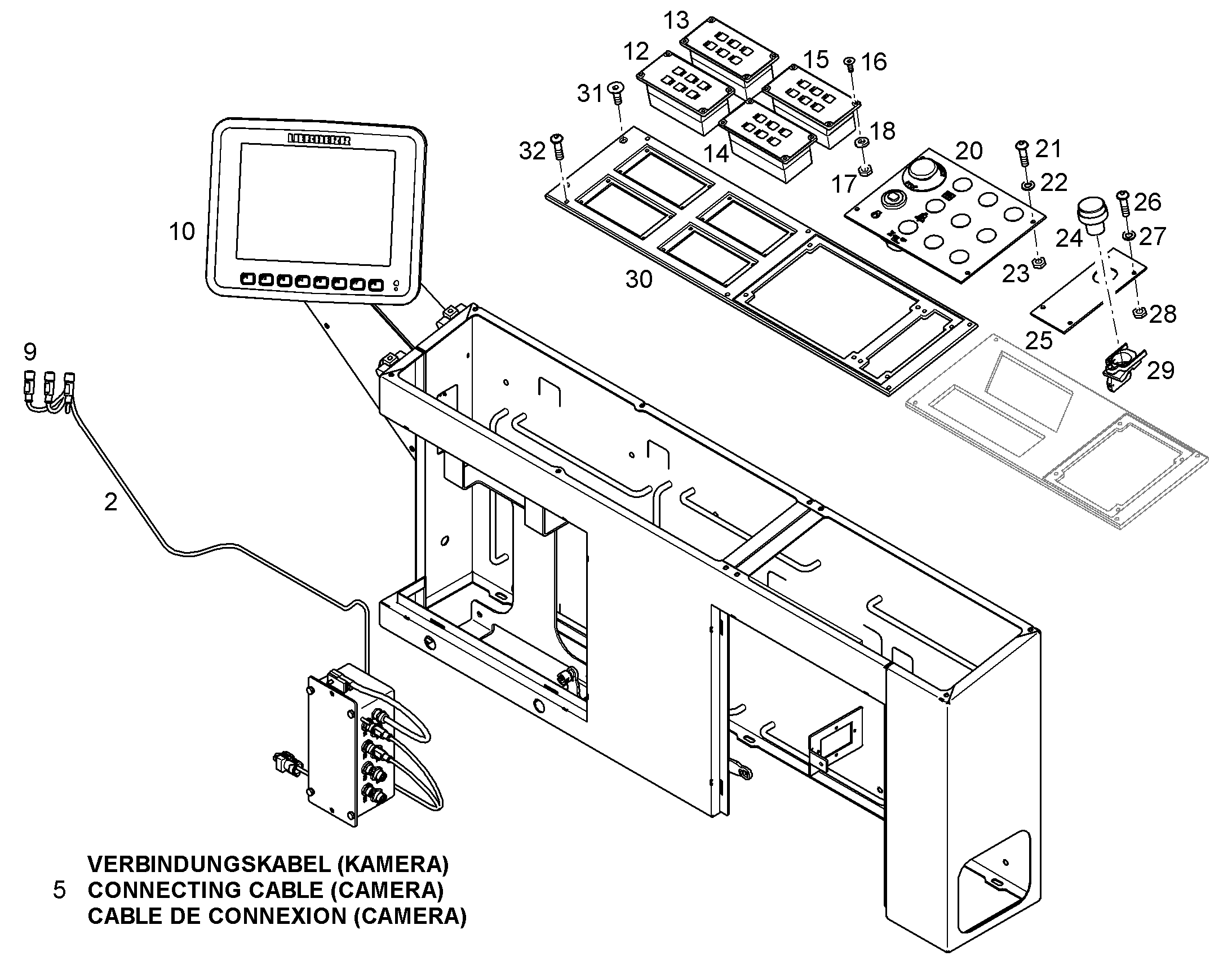 КАБЕЛЬ СОЕДИНИТЕЛЬНЫЙ 11069647 LIEBHERR