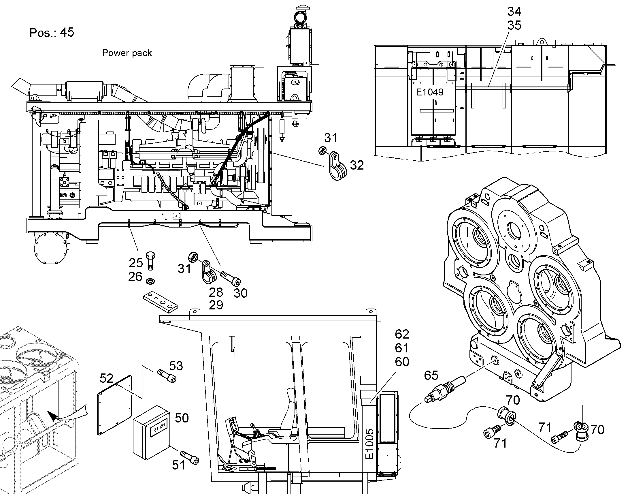КАБЕЛЬНЫЙ КАНАЛ 10048020 LIEBHERR