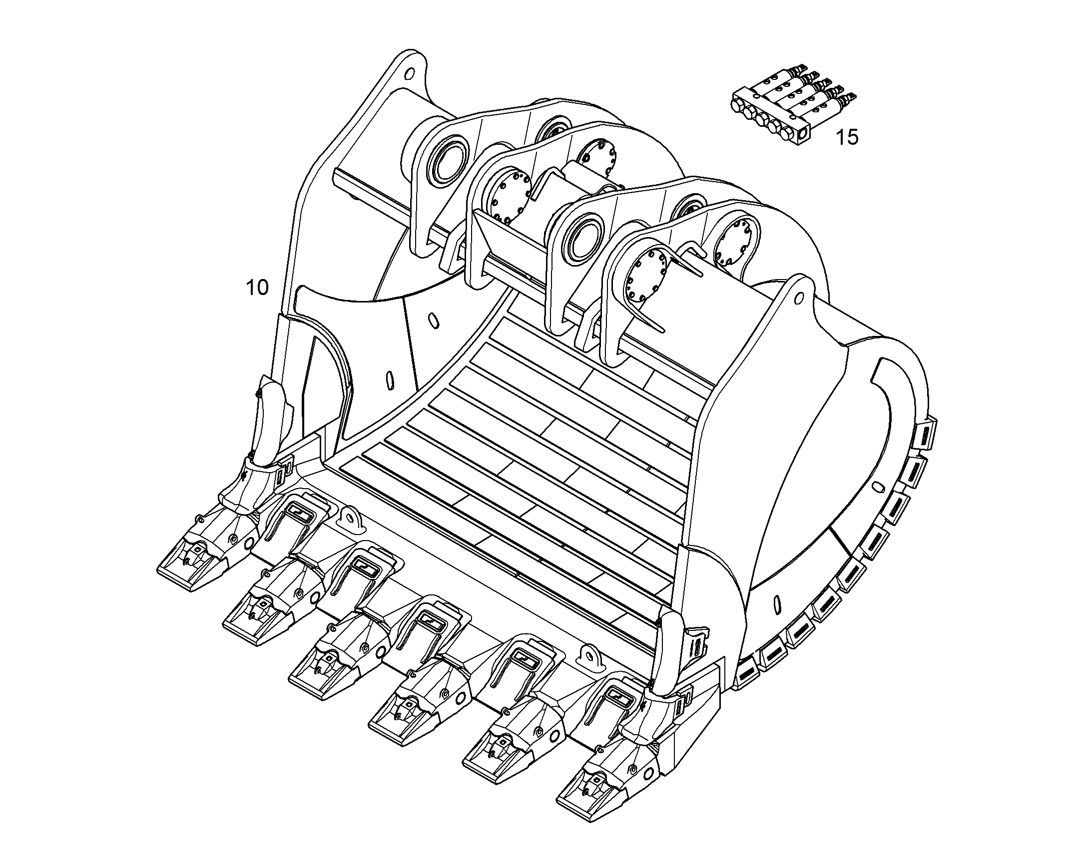 ЛОПАТА ОБРАТНАЯ HD 11069764 LIEBHERR