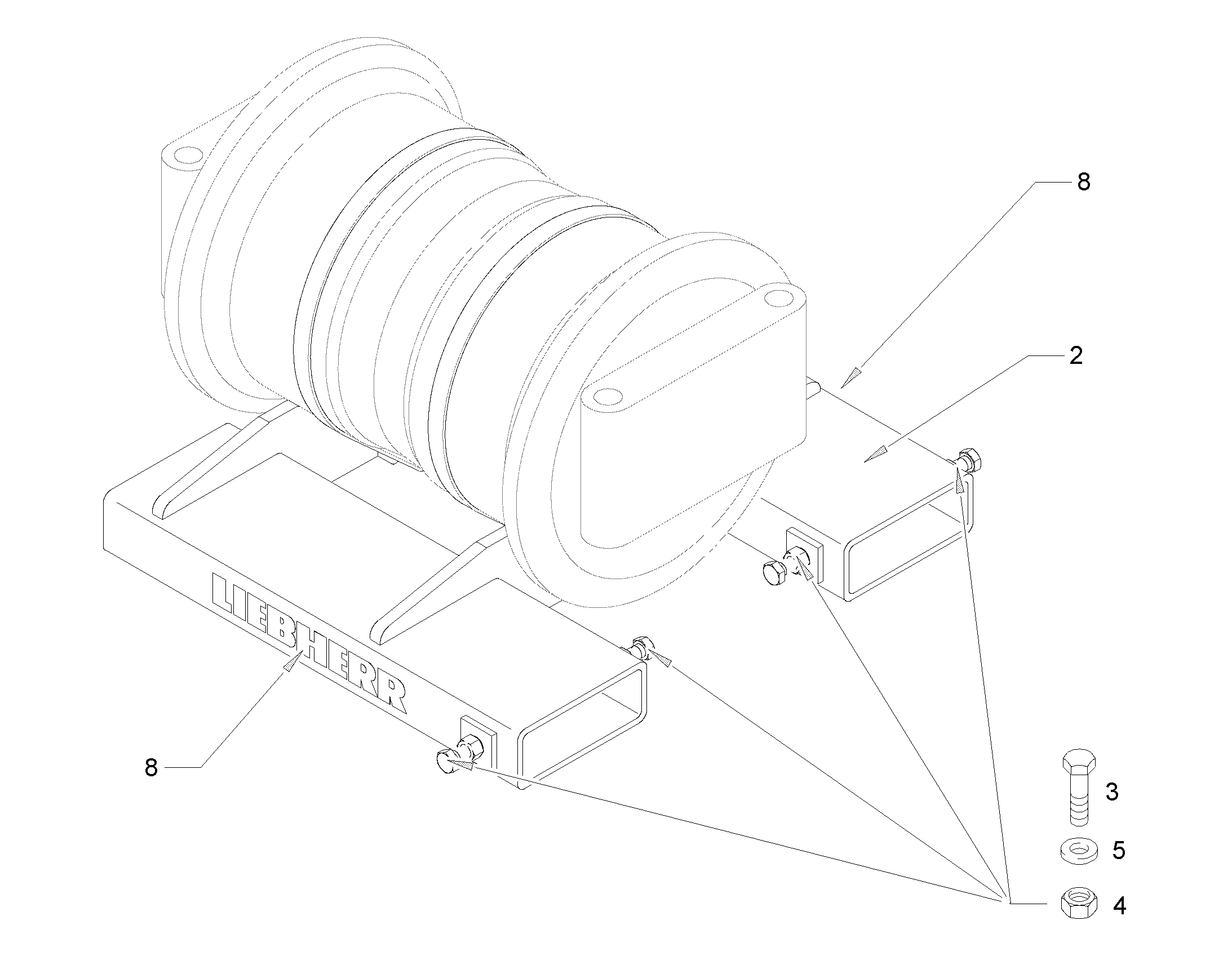МЕТАЛЛОКОНСТРУКЦИЯ 10821441 LIEBHERR