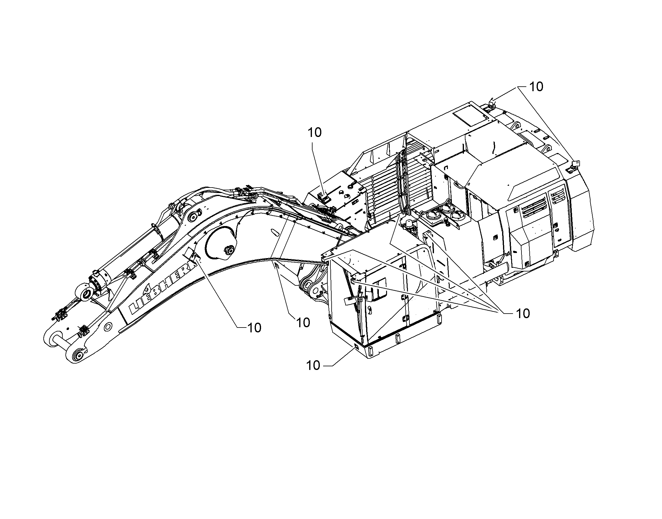 ФАРЫ УСТАНОВКА XENON 11071574 LIEBHERR