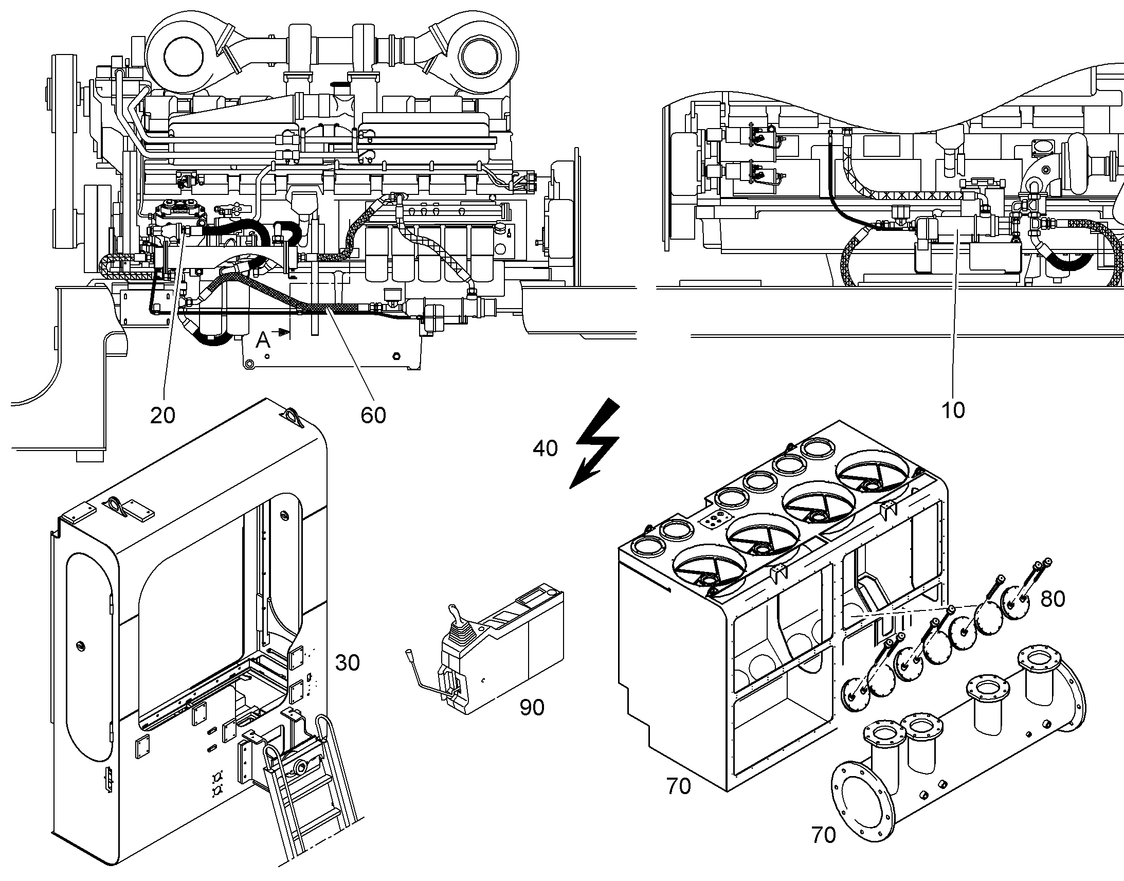 ПОДОГРЕВ МОТОРА 9947465 LIEBHERR