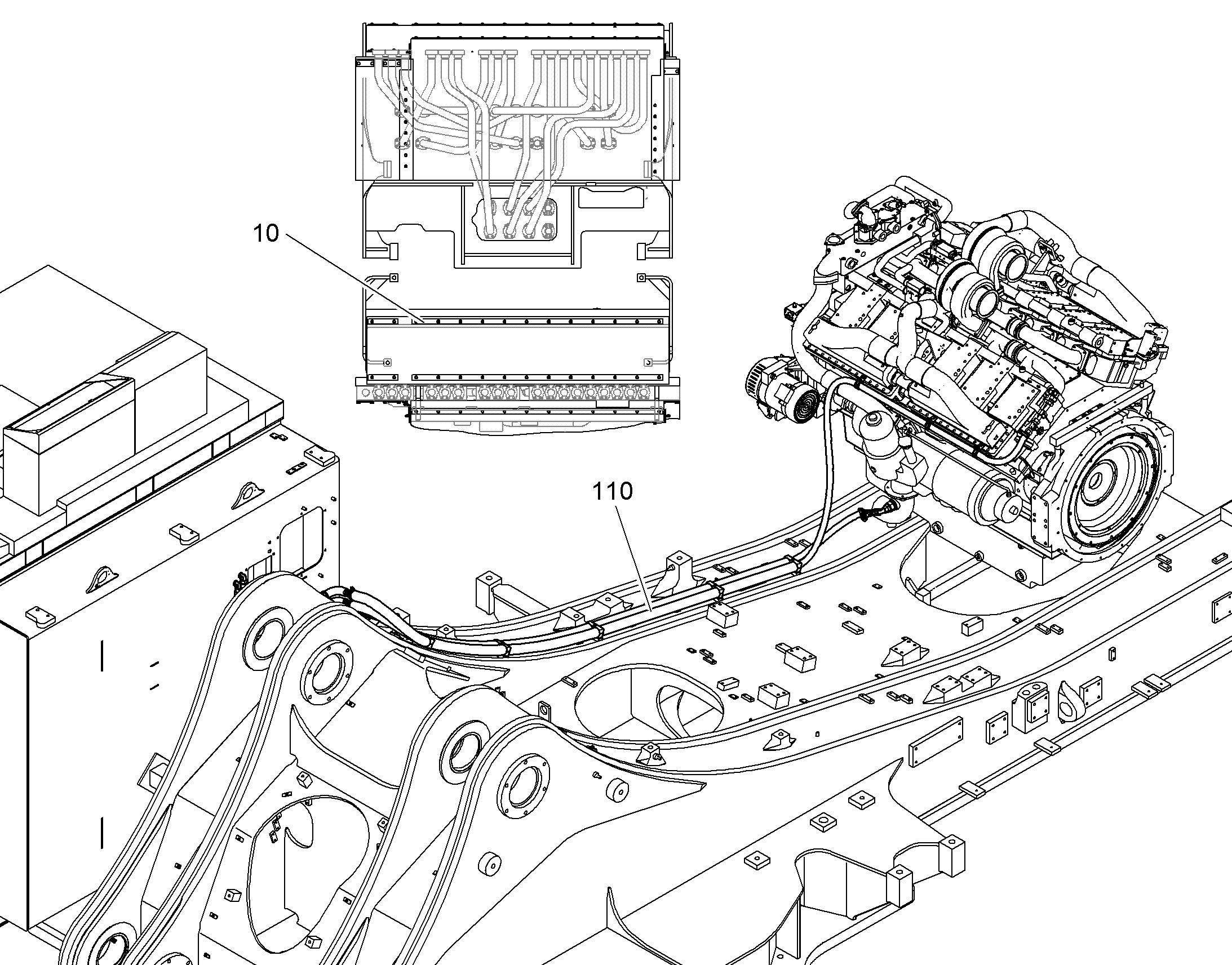 ИЗОЛЯЦИЯ ОТОПИТЕЛЯ 10837546 LIEBHERR
