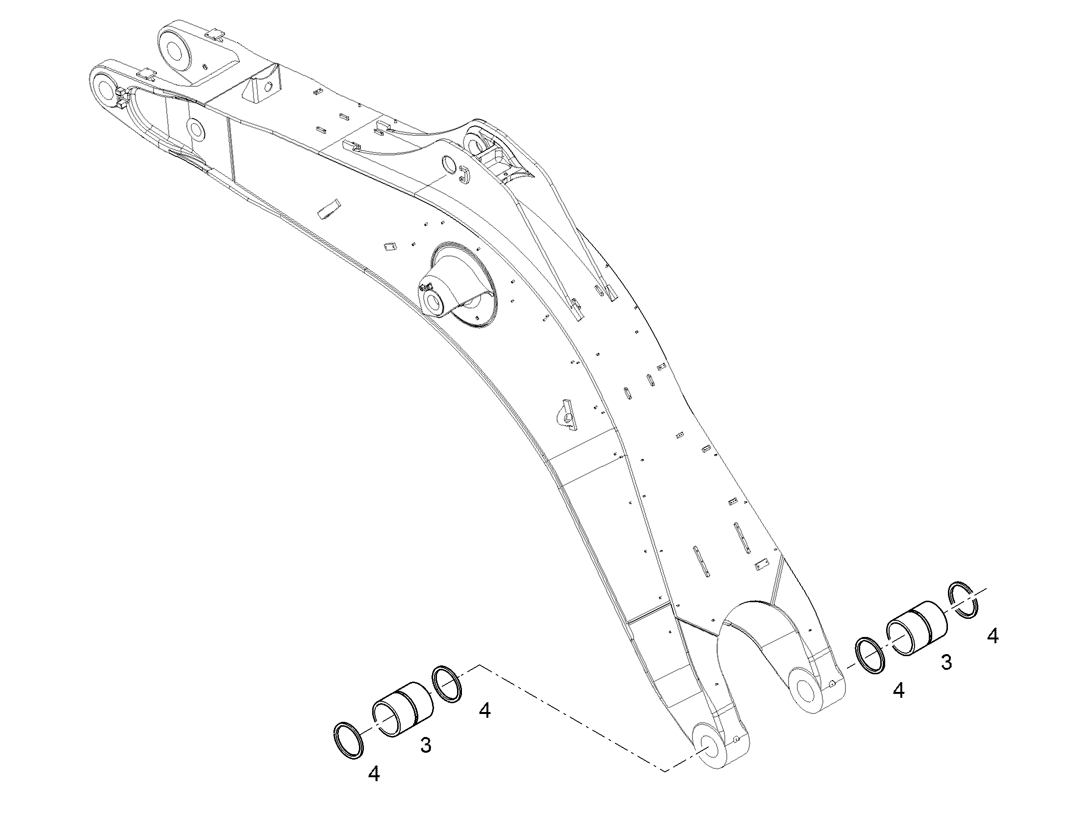 СТАЛЬНАЯ ВТУЛКА 180/210X225 11069105 LIEBHERR