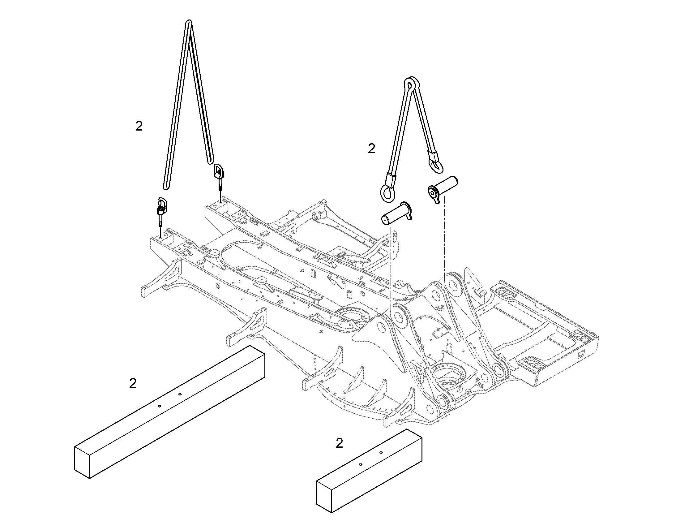 СТРЕЛА ГРУЗОВАЯ - ПОВ. ПЛАТФ. R9100 10378909 LIEBHERR