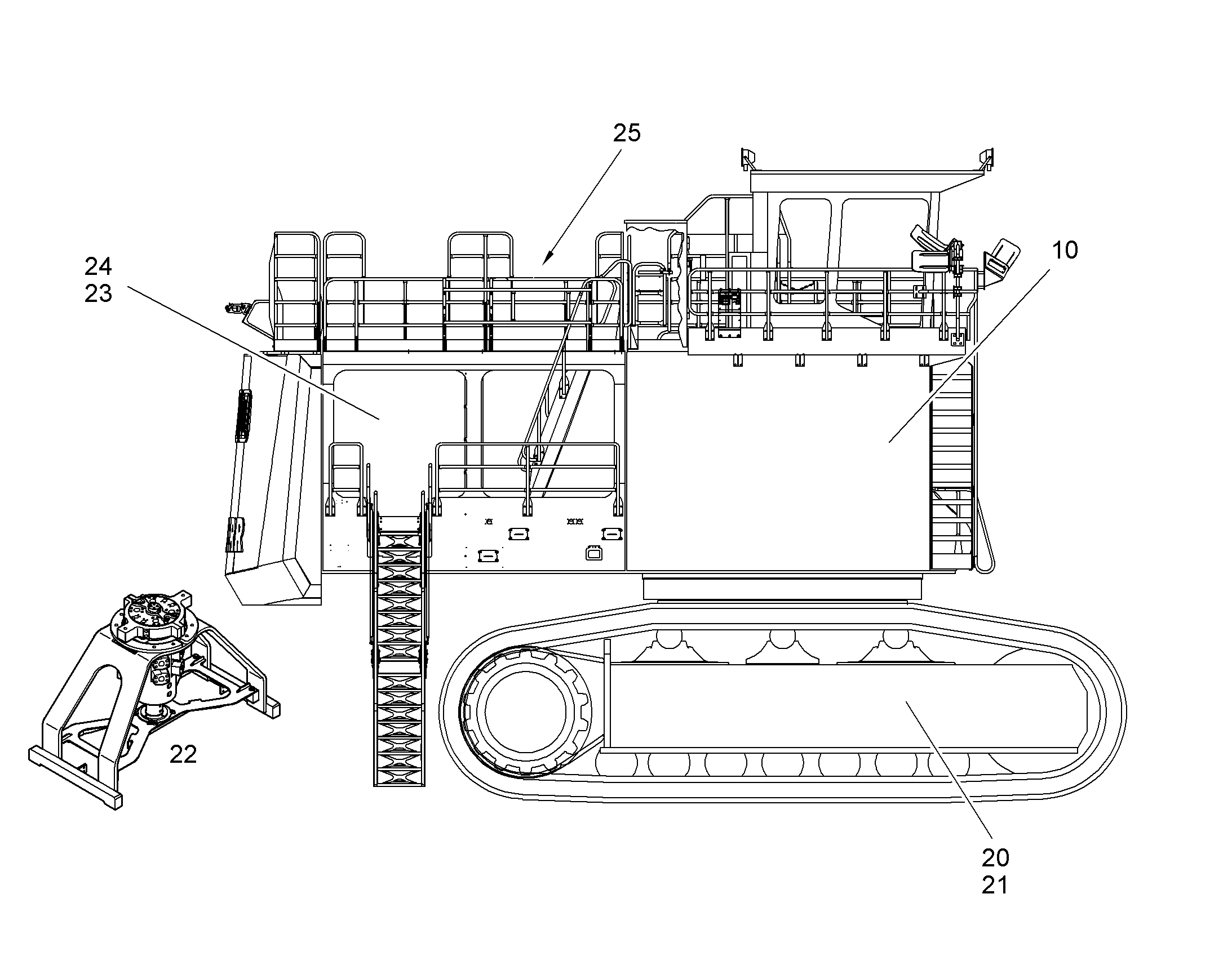 ВЫВОД ХОЛОДА Д. ПОВ. ПЛАТФОРМЫ R996B 11068741 LIEBHERR