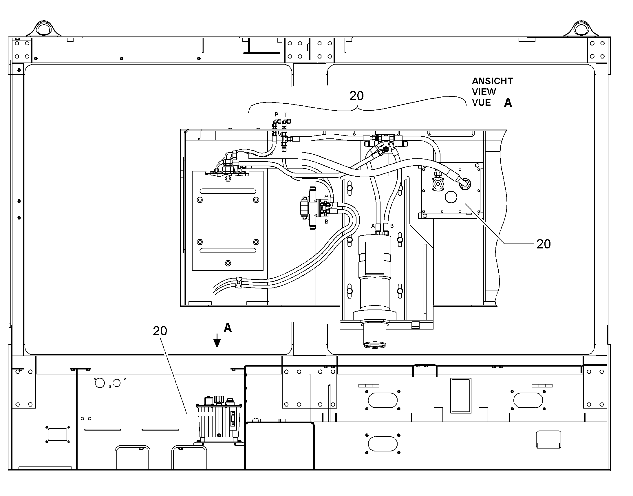ПРИСТРОЙКА МАСЛЕННОГО БАКА 10828880 LIEBHERR