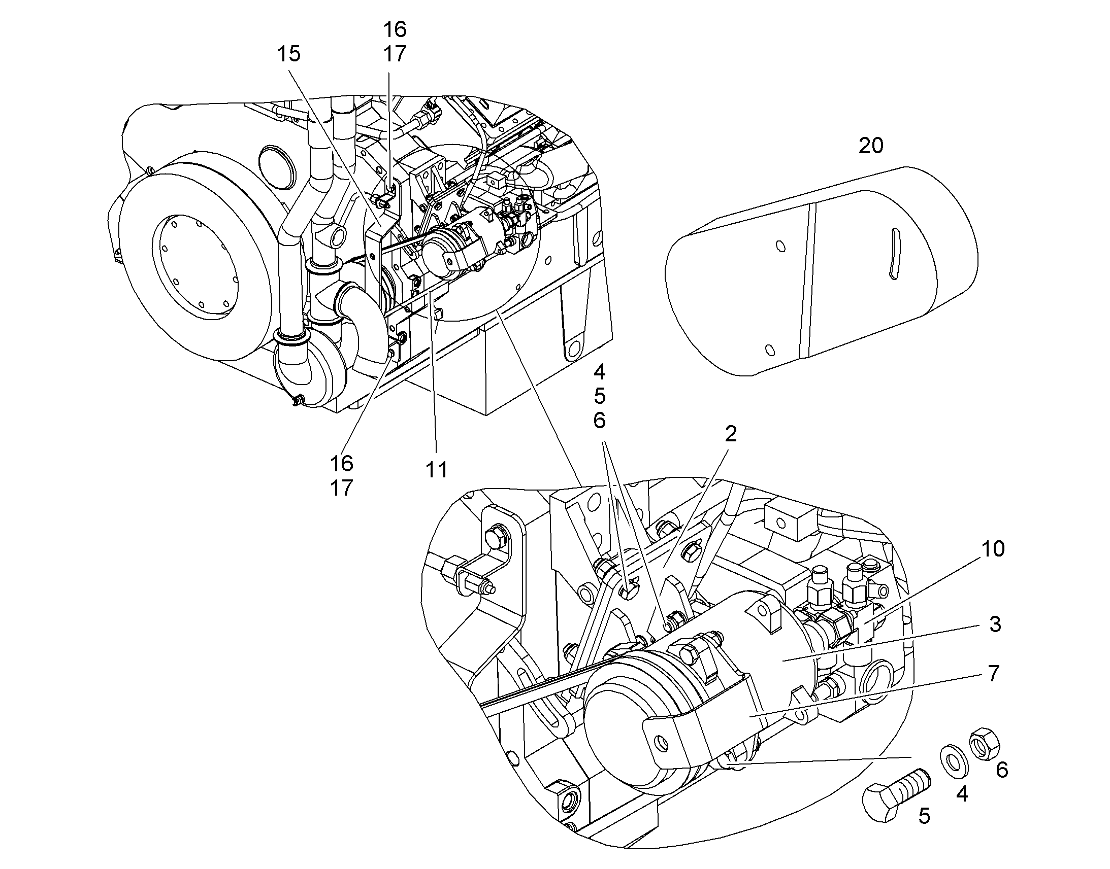 КОНСОЛЬ 10838898 LIEBHERR