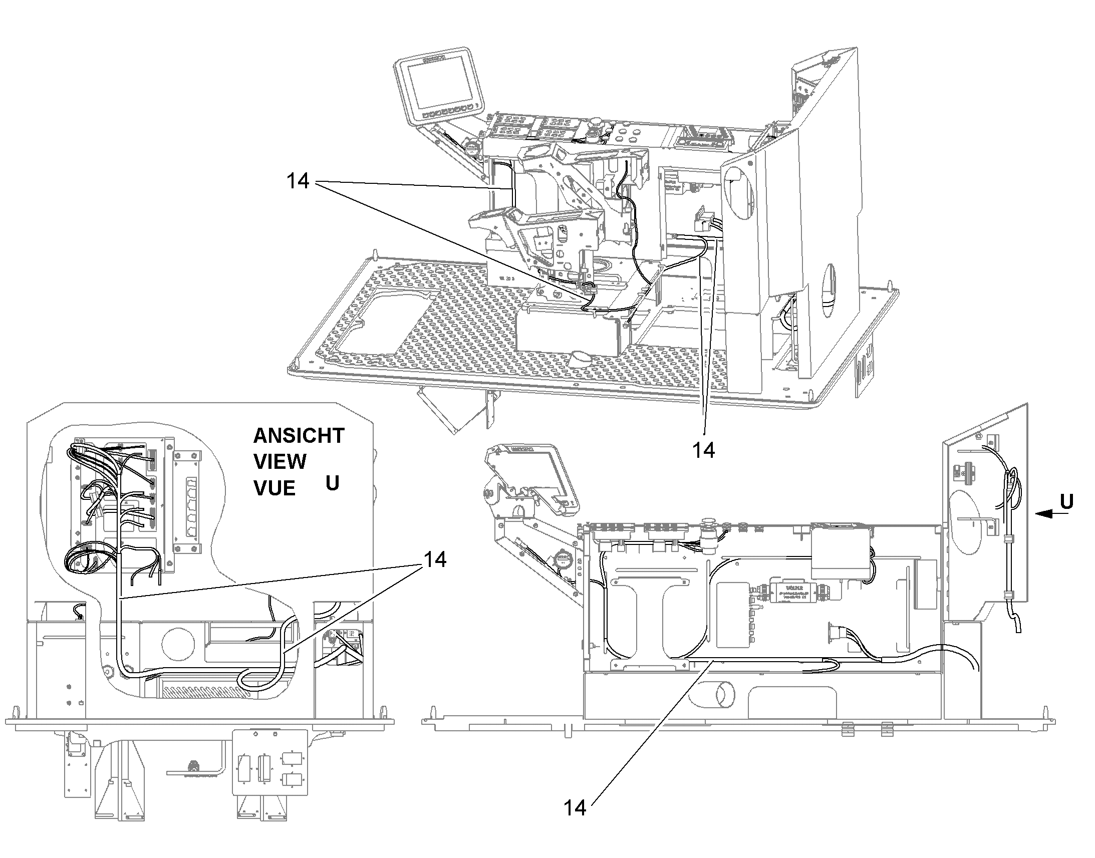 ЖГУТ КАБЕЛЕЙ ПУЛЬТА 10832359 LIEBHERR
