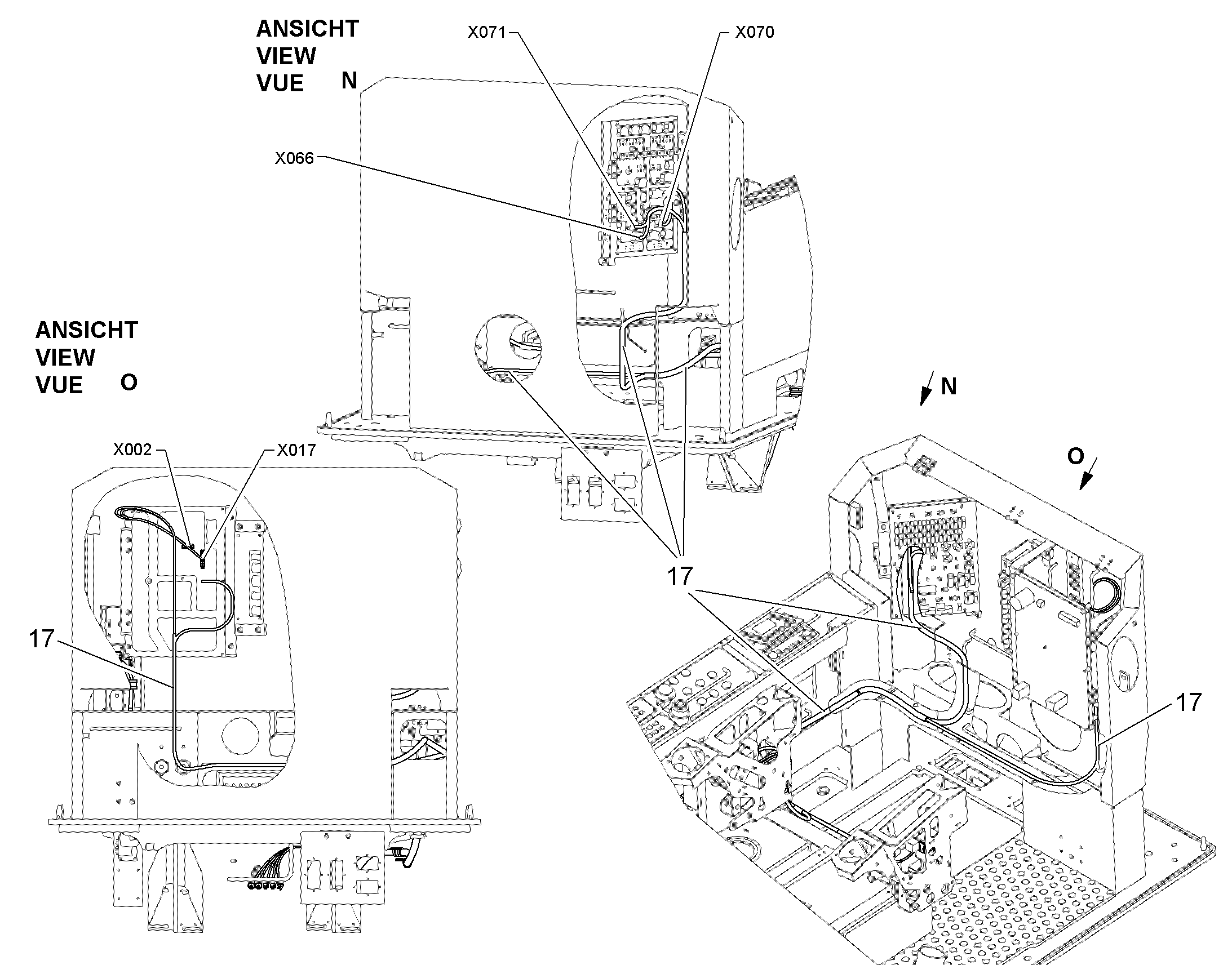 ЖГУТ КАБЕЛЕЙ КАБИНЫ 10833756 LIEBHERR